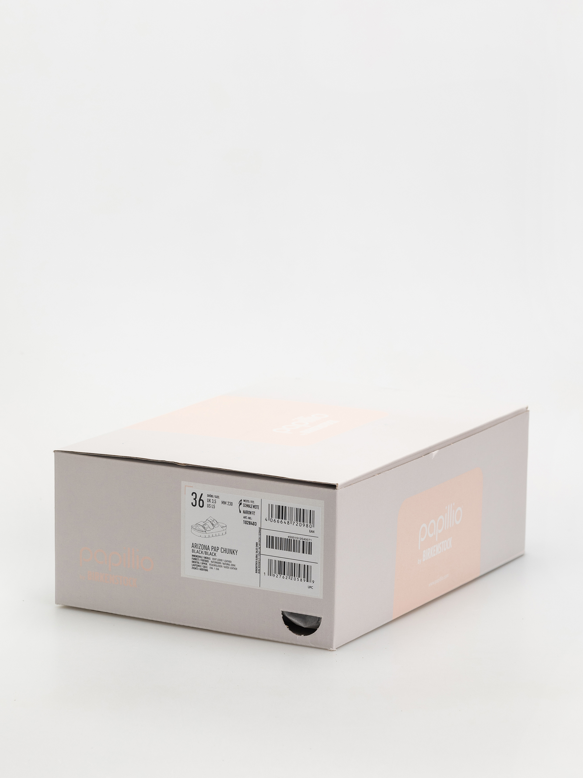 Шльопанці Birkenstock Arizona Chunky Suede Narrow Wmn (black/black)