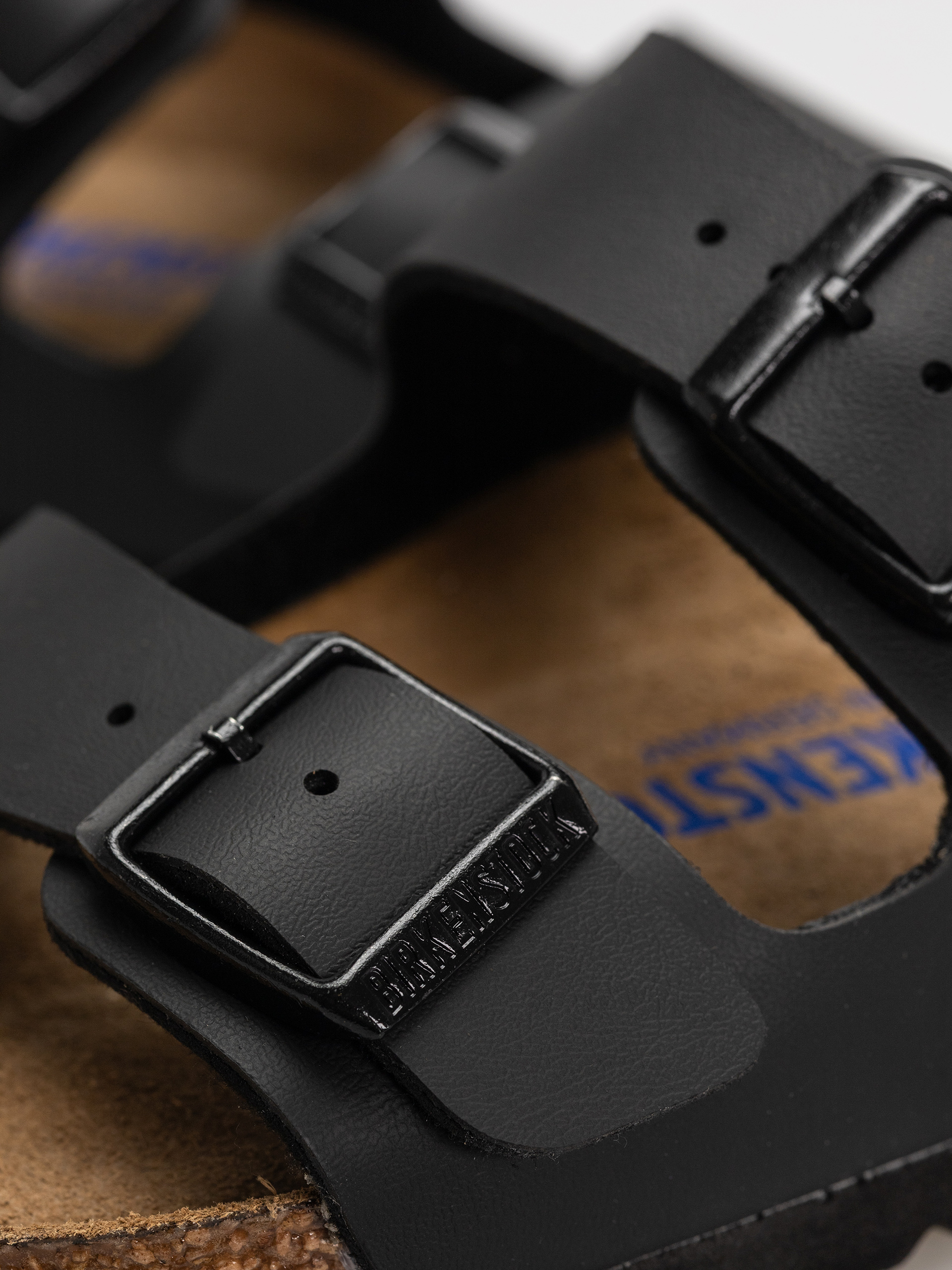 Шльопанці Birkenstock Arizona Sfb Briko Flor Narrow Wmn (black)