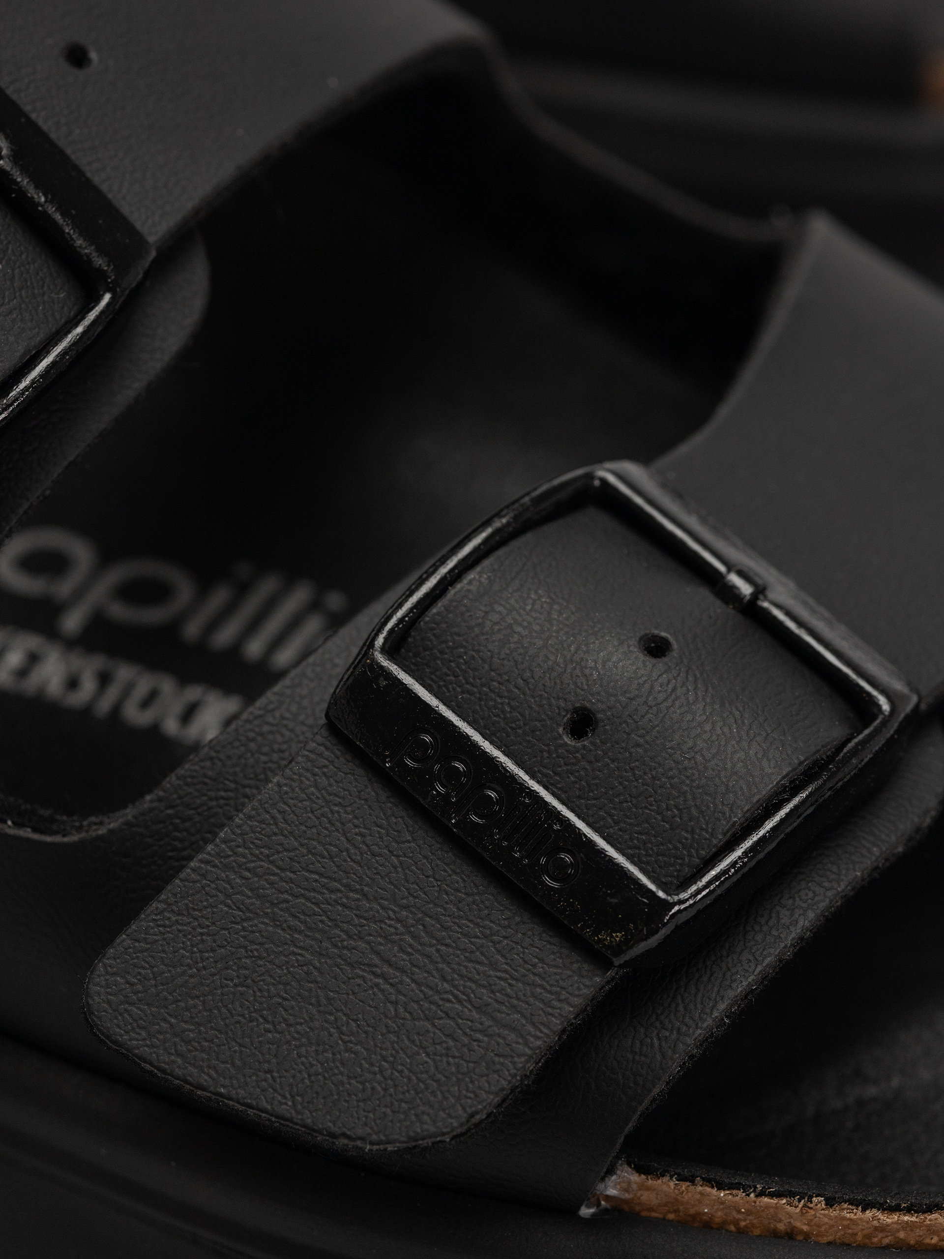 Шльопанці Birkenstock Arizona Chunky Briko Flor Narrow Wmn (black/black)