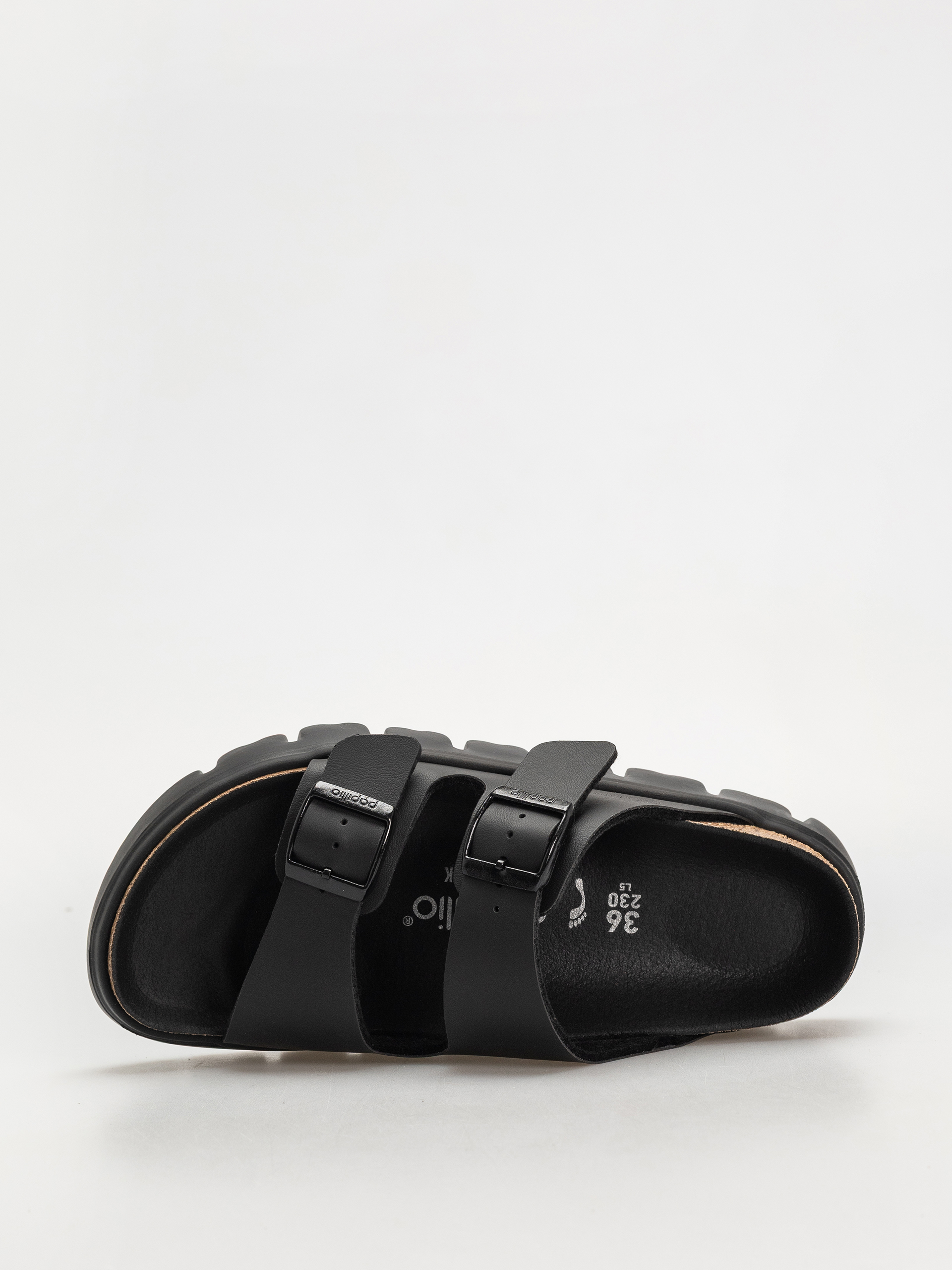 Шльопанці Birkenstock Arizona Chunky Briko Flor Narrow Wmn (black/black)