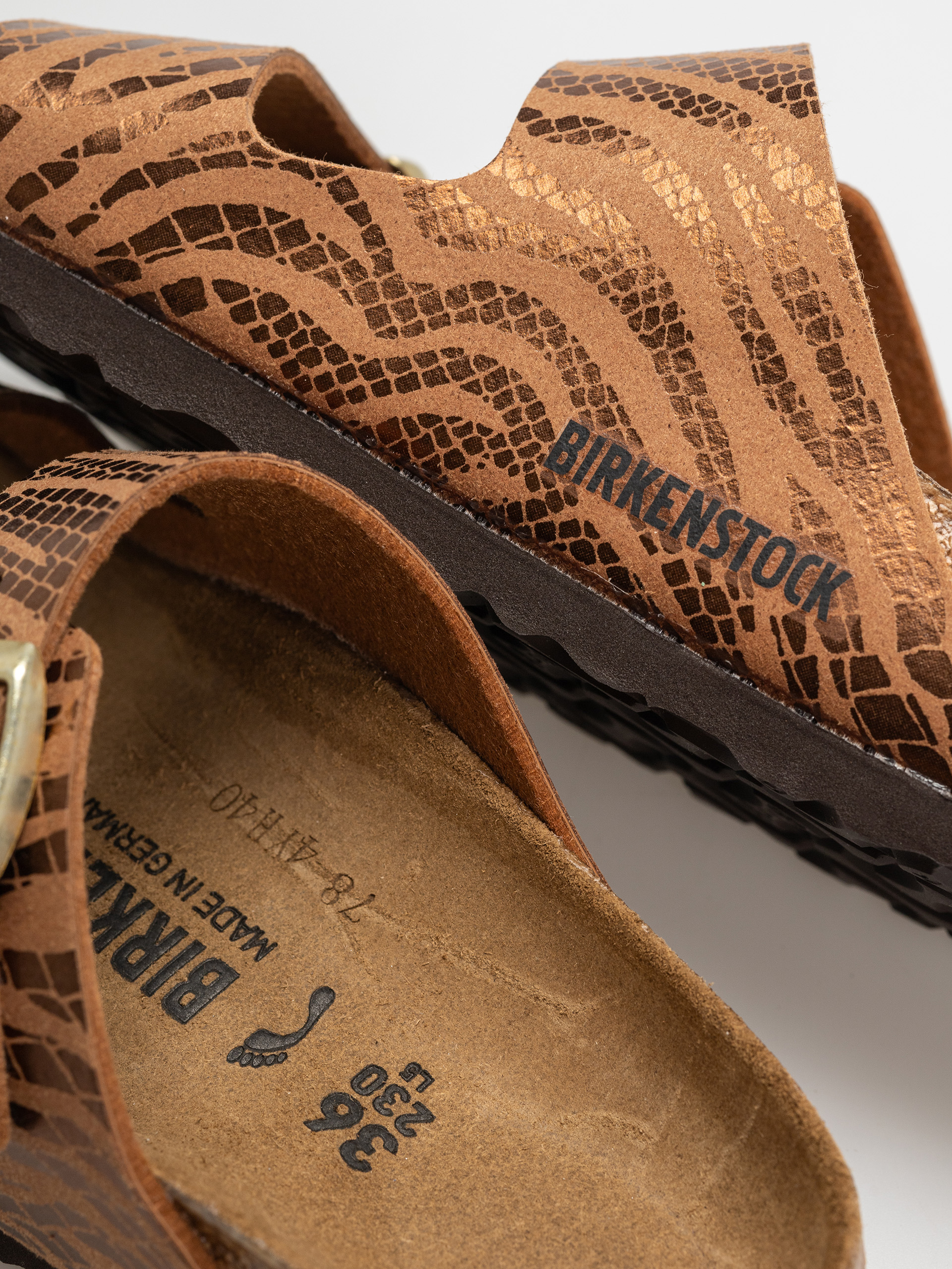 Шльопанці Birkenstock Arizona Animal Print Narrow Wmn (zebra pecan)