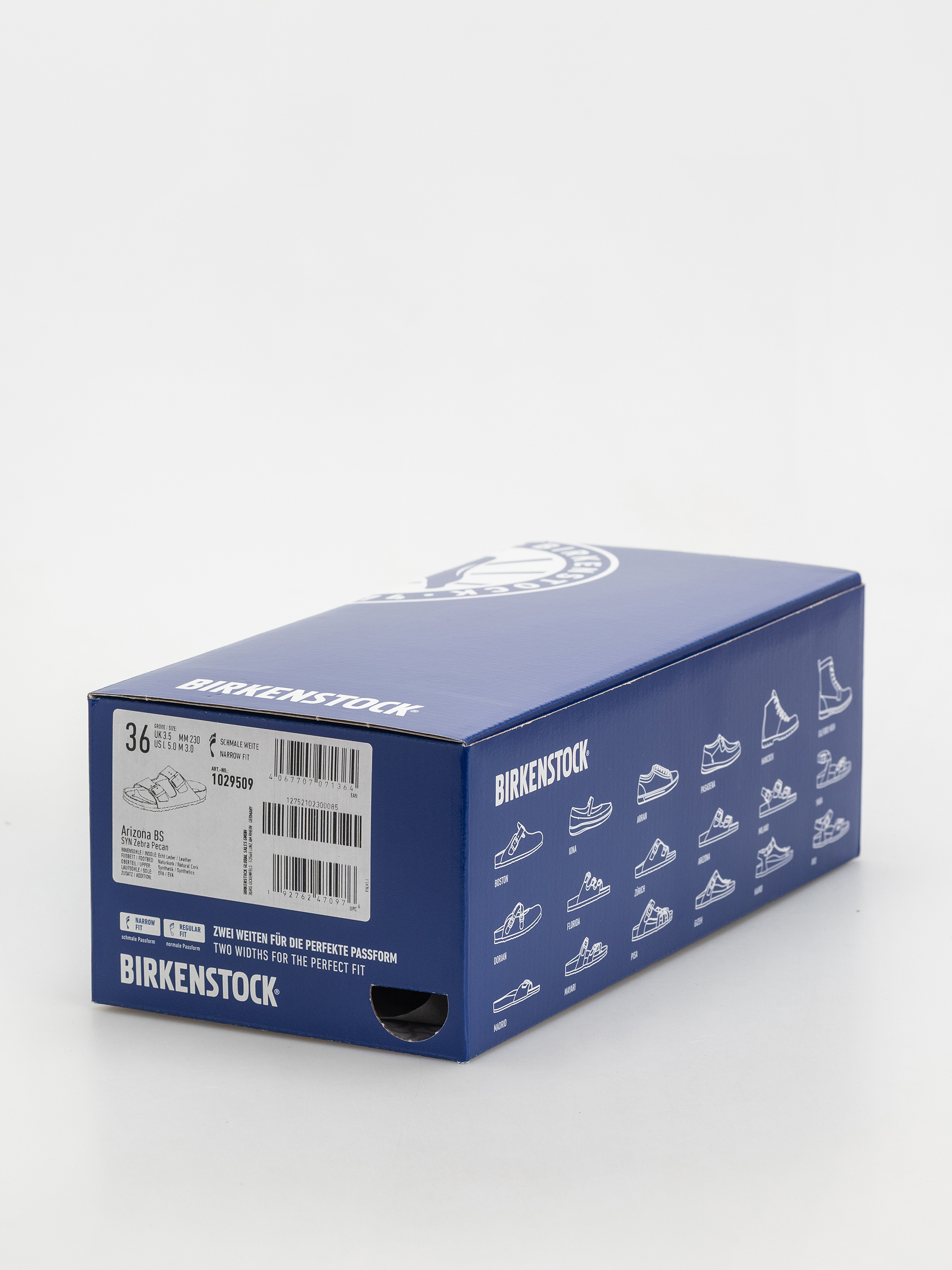 Шльопанці Birkenstock Arizona Animal Print Narrow Wmn (zebra pecan)