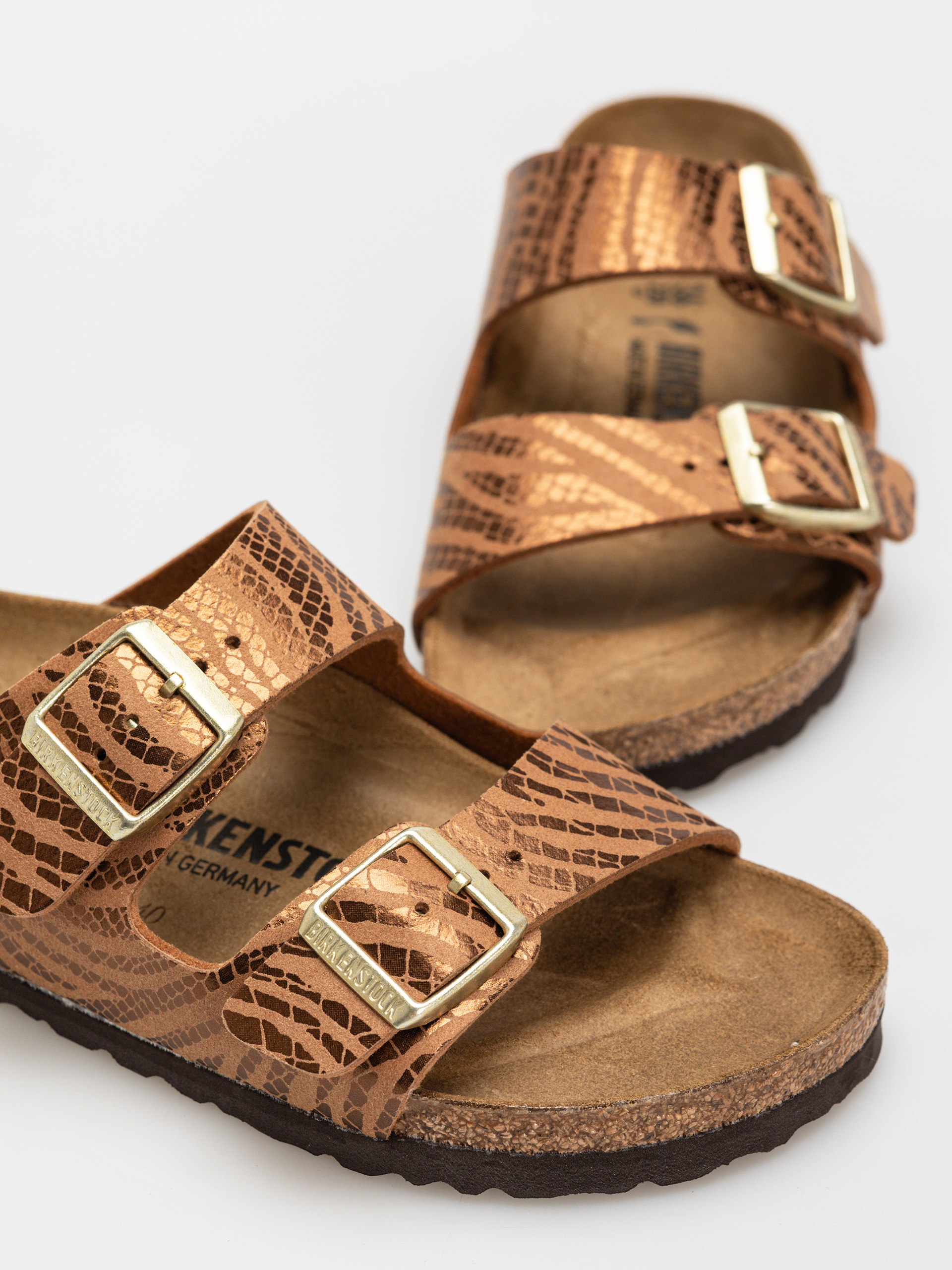 Шльопанці Birkenstock Arizona Animal Print Narrow Wmn (zebra pecan)