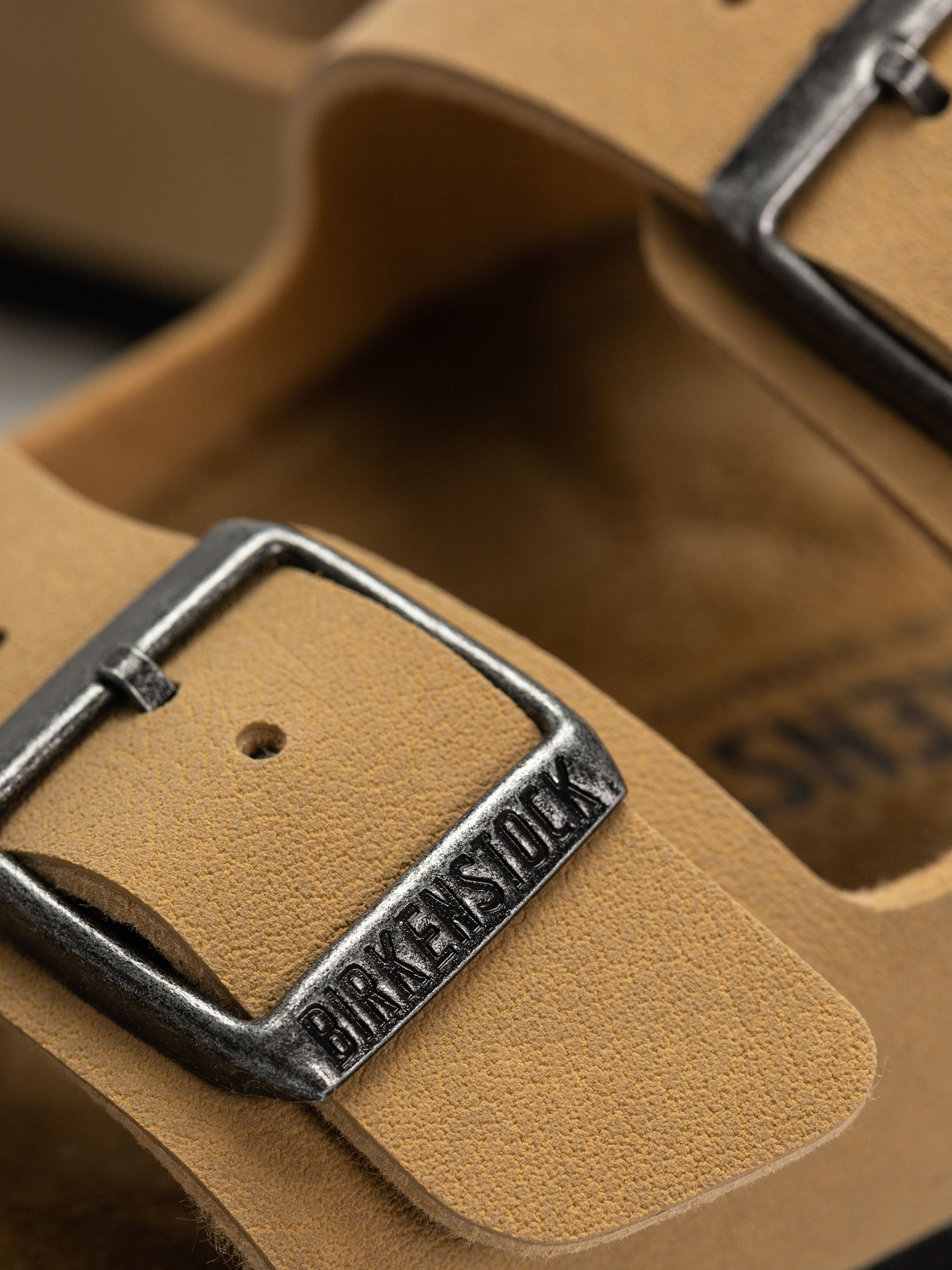 Шльопанці Birkenstock Arizona Birkibuc Narrow Wmn (latte cream)