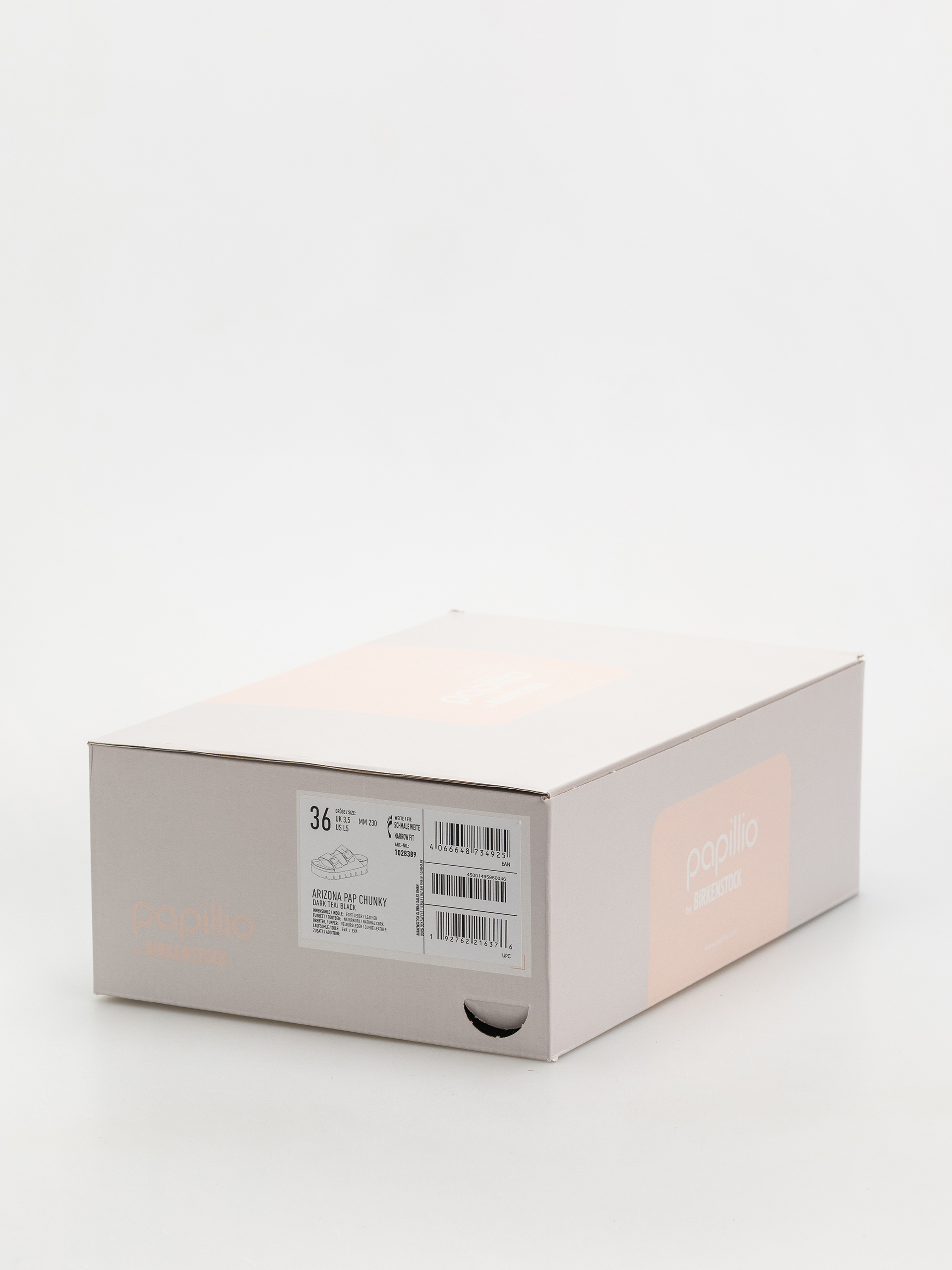 Шльопанці Birkenstock Arizona Chunky Suede Narrow Wmn (dark tea/black)