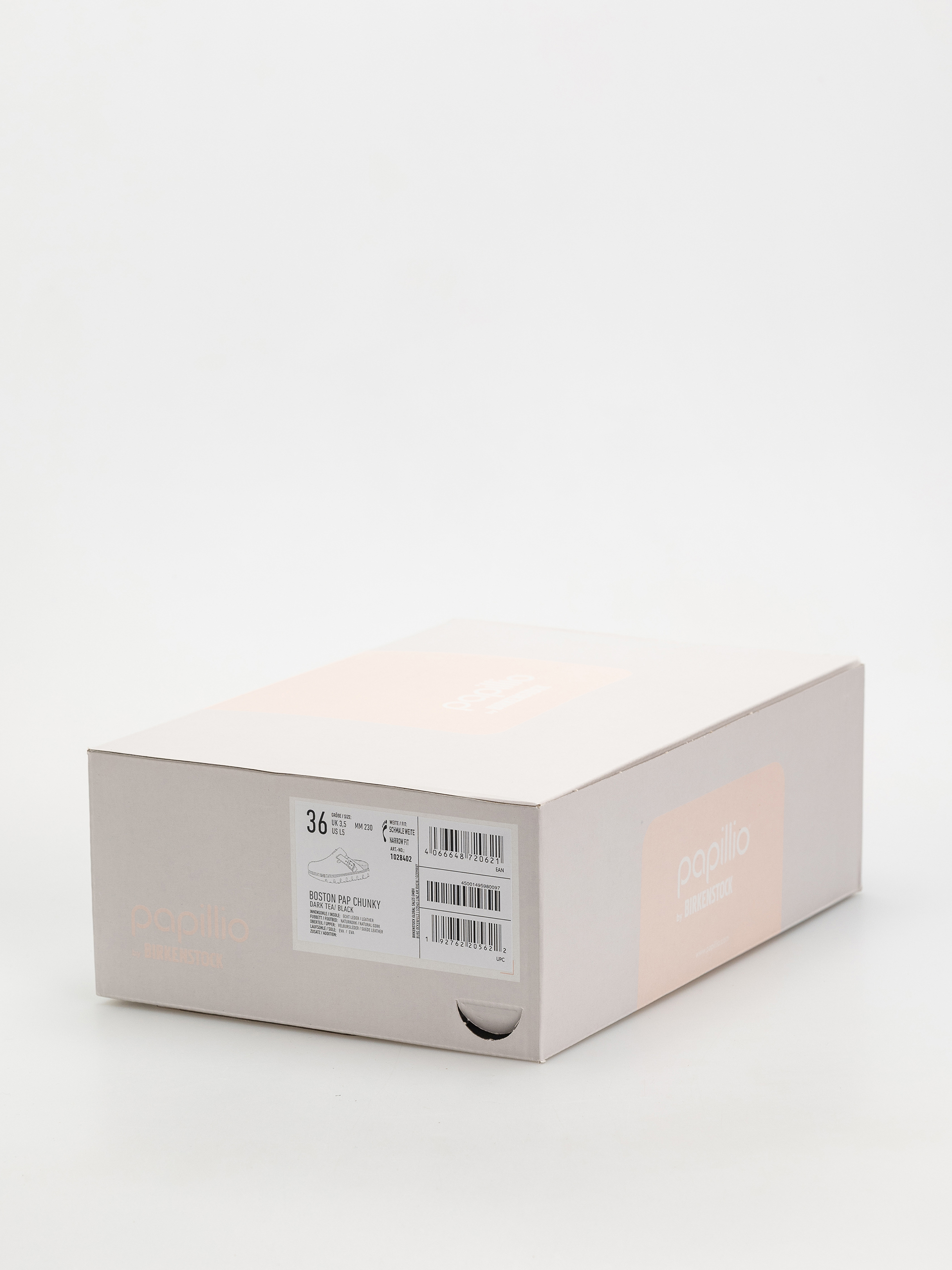 Шльопанці Birkenstock Boston Chunky Suede Narrow Wmn (dark tea/black)