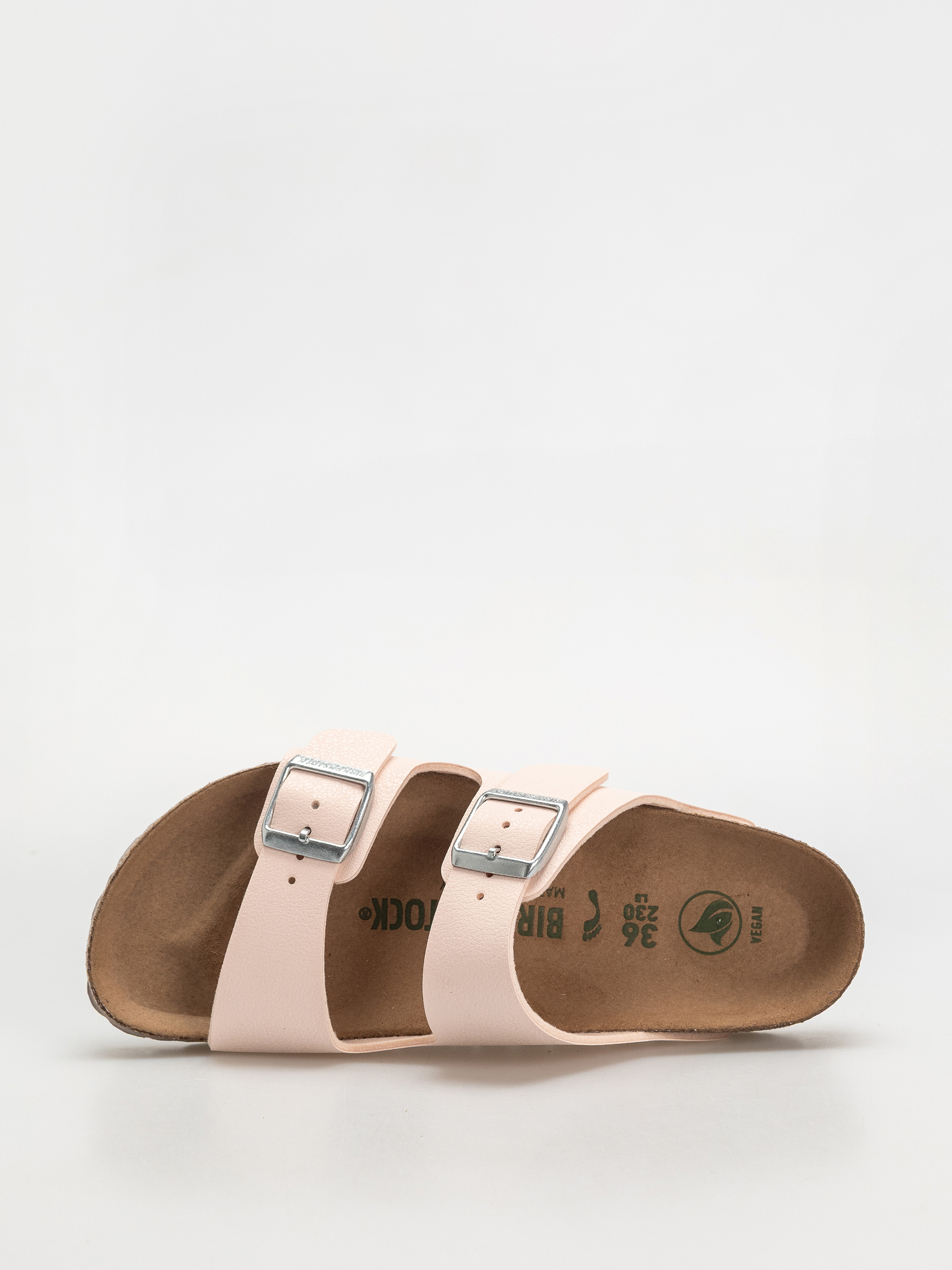 Шльопанці Birkenstock Arizona Birko Flor Nubuck Narrow Wmn (light rose)