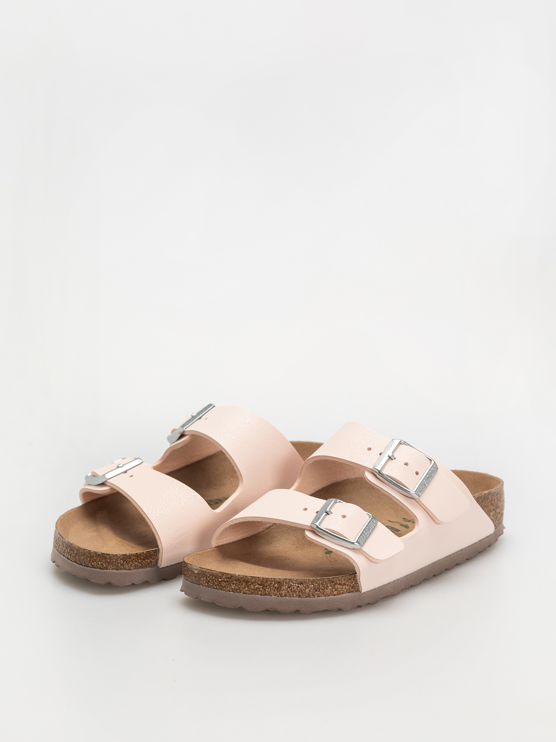 Шльопанці Birkenstock Arizona Birko Flor Nubuck Narrow Wmn (light rose)
