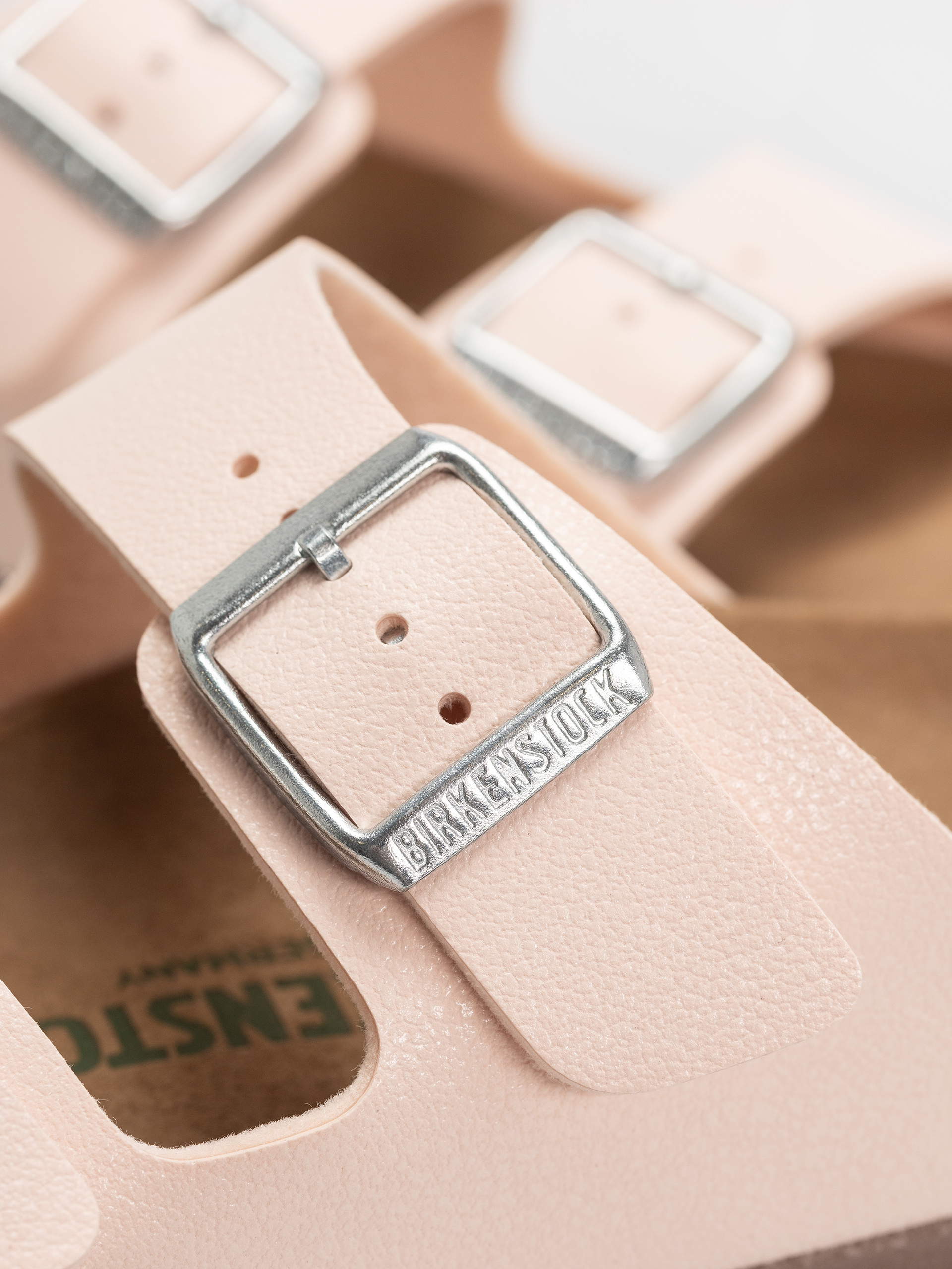 Шльопанці Birkenstock Arizona Birko Flor Nubuck Narrow Wmn (light rose)