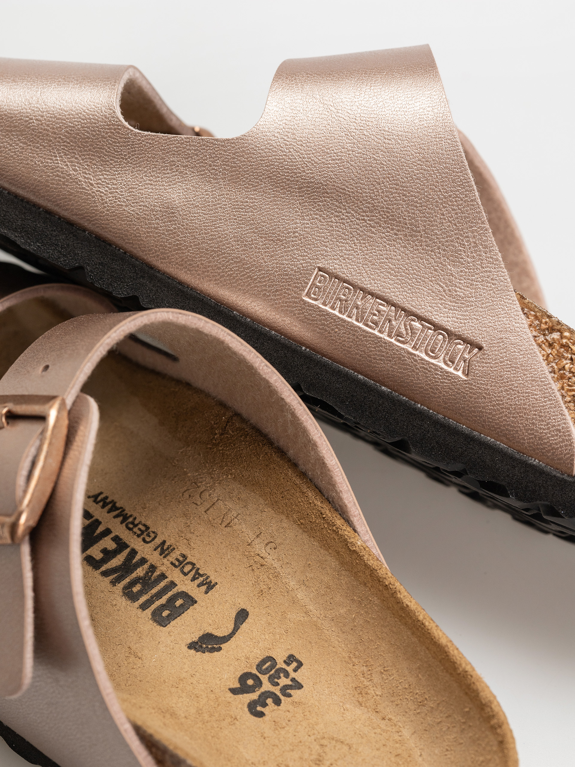 Шльопанці Birkenstock Arizona Birko Flor Narrow Wmn (copper)