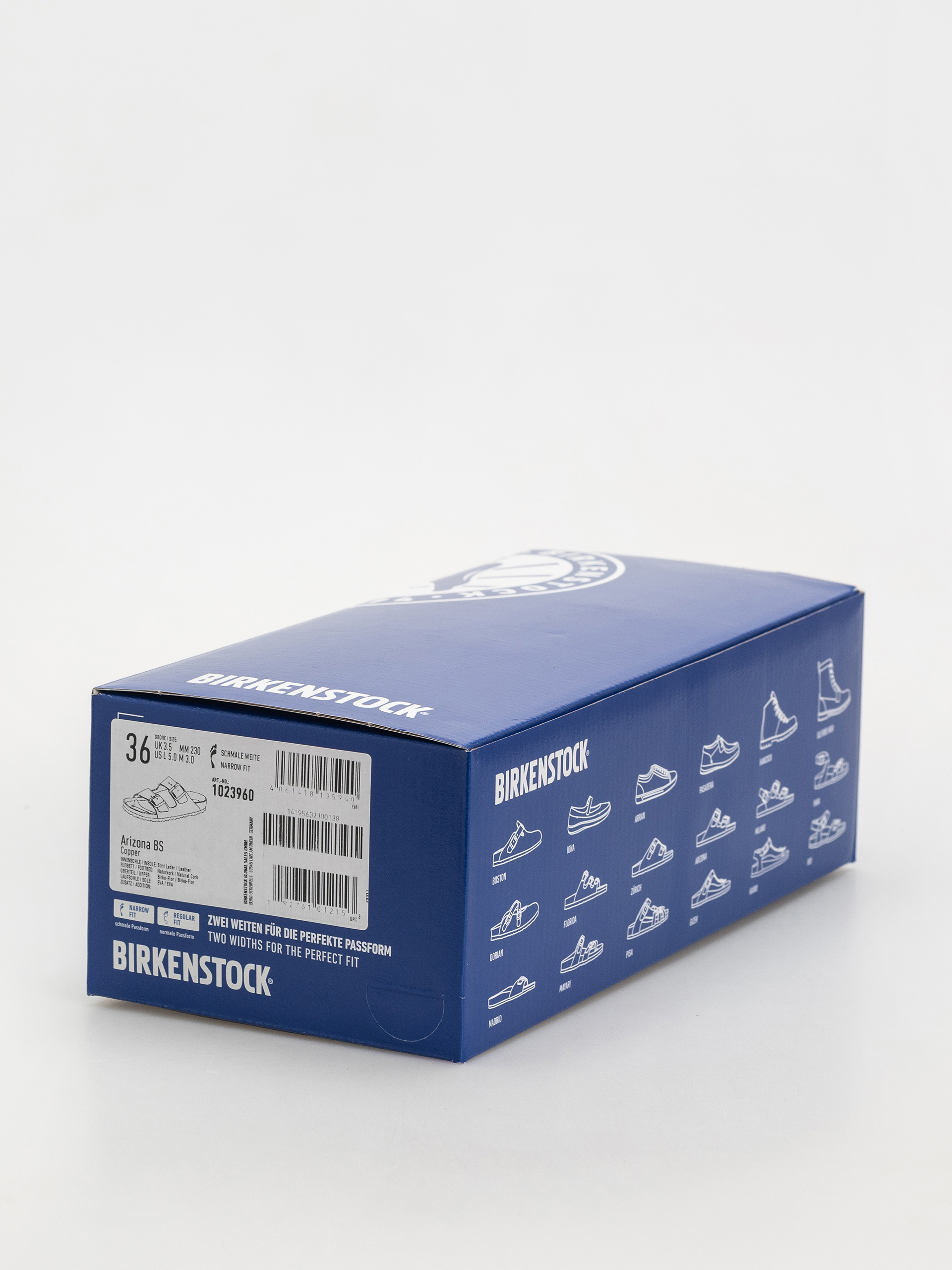 Шльопанці Birkenstock Arizona Birko Flor Narrow Wmn (copper)