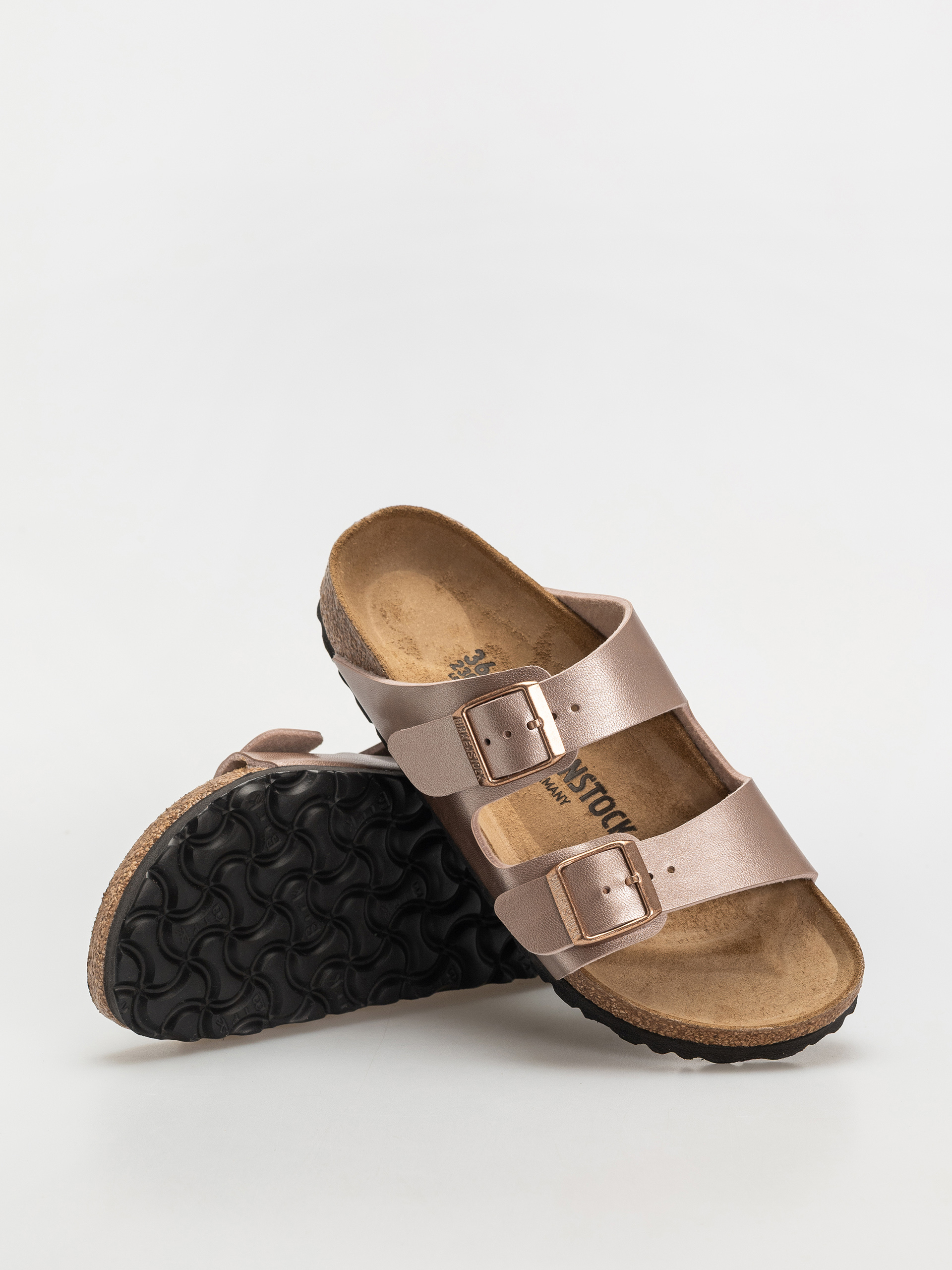 Шльопанці Birkenstock Arizona Birko Flor Narrow Wmn (copper)