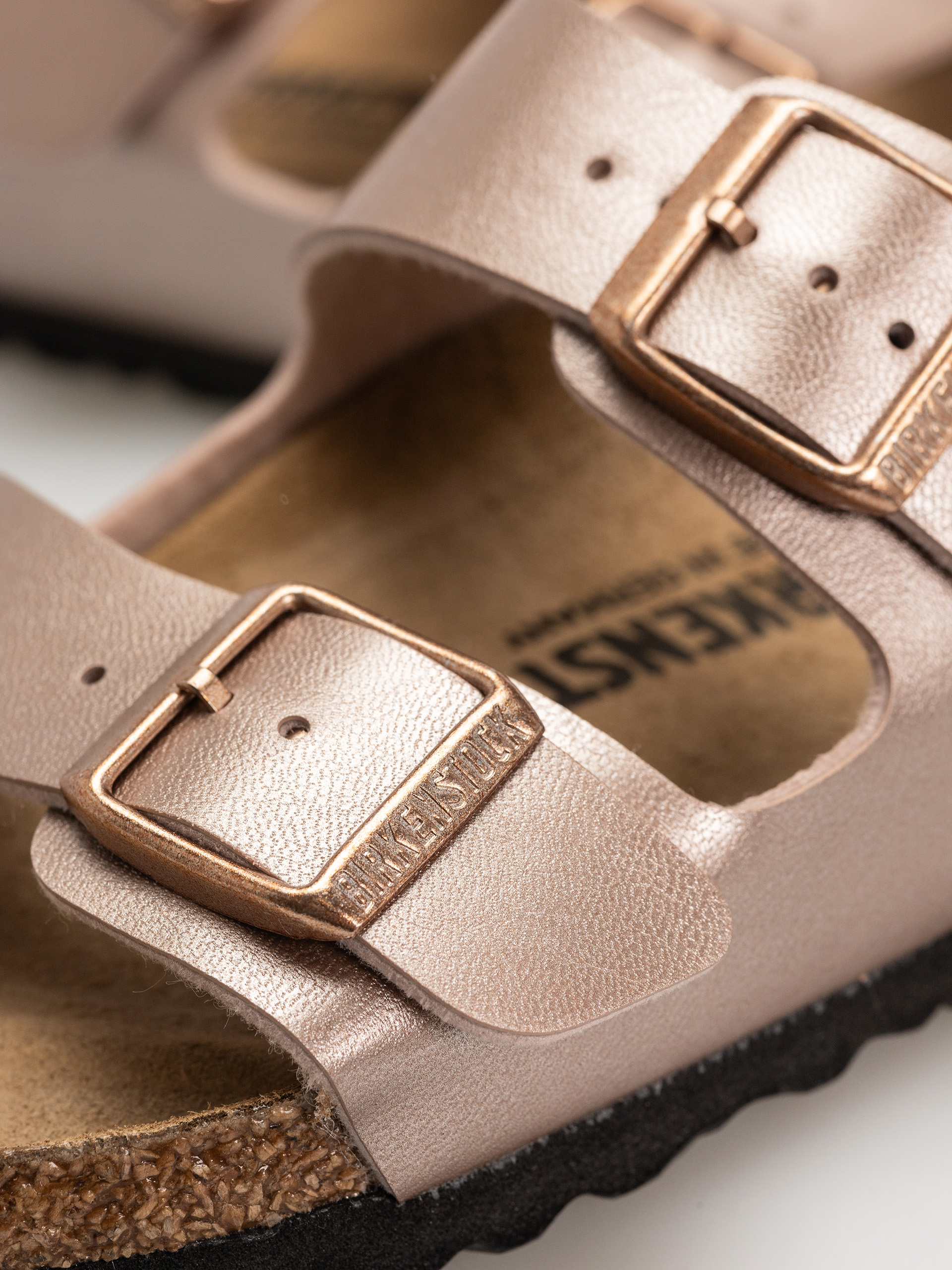 Шльопанці Birkenstock Arizona Birko Flor Narrow Wmn (copper)