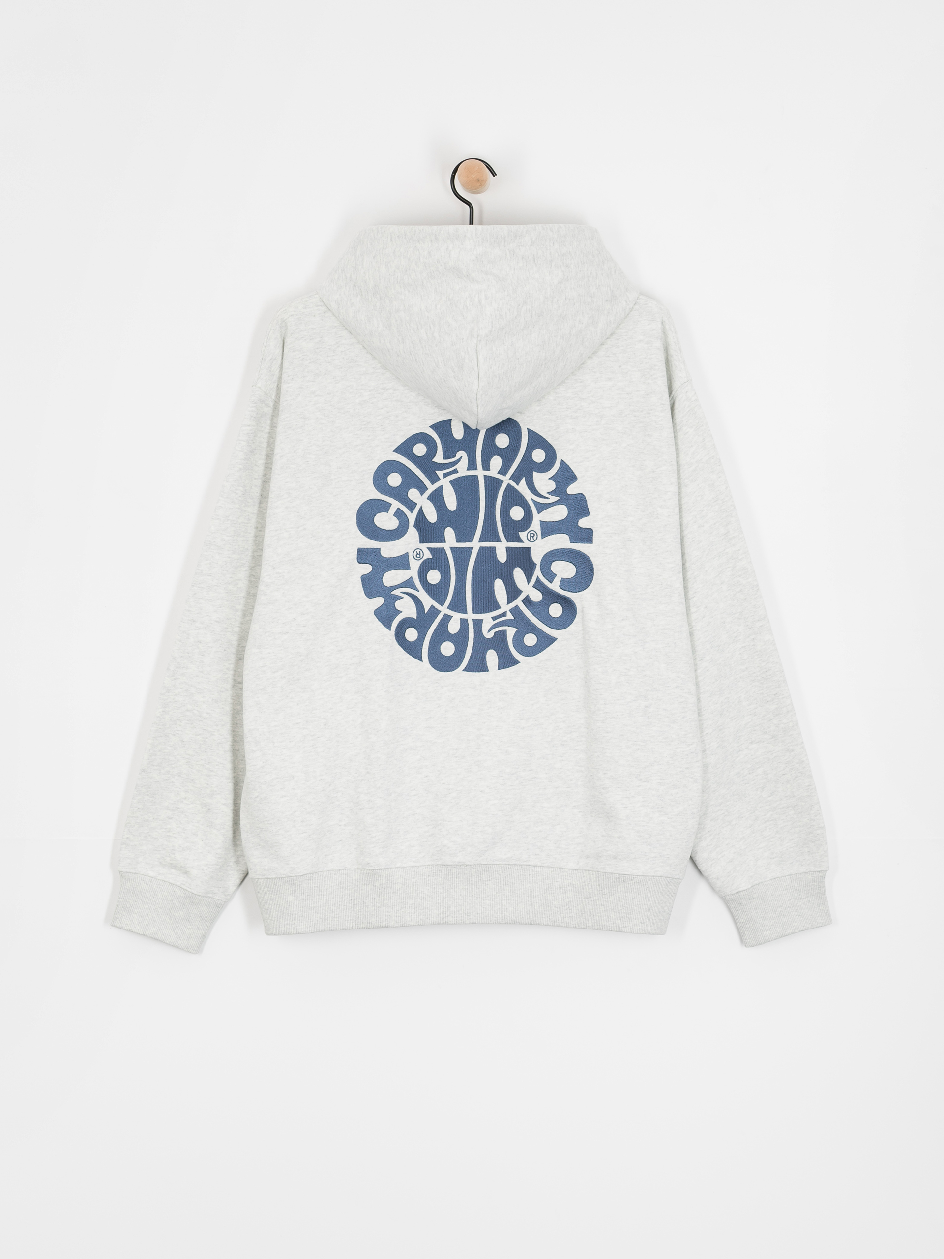 Худі Carhartt WIP Jazzy ZHD (ash heather/blue iris)