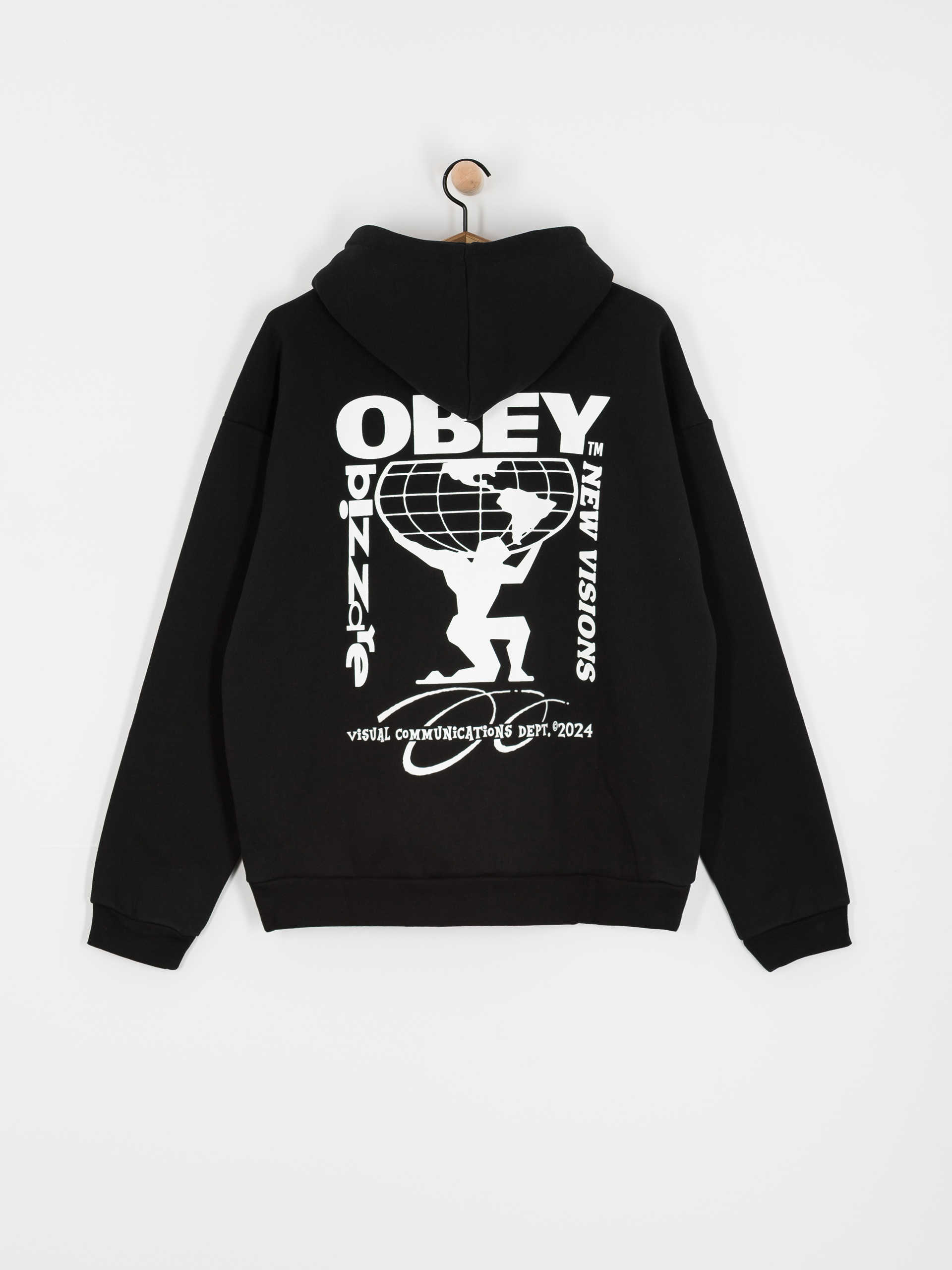 Худі OBEY New Visions Extra Heavy HD (black)