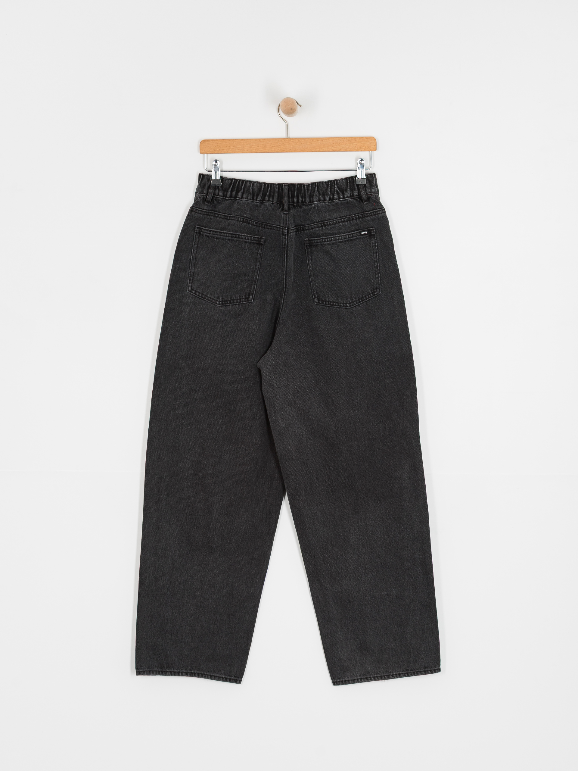 Штани OBEY Leah III Baggy Denim Wmn (black ash)