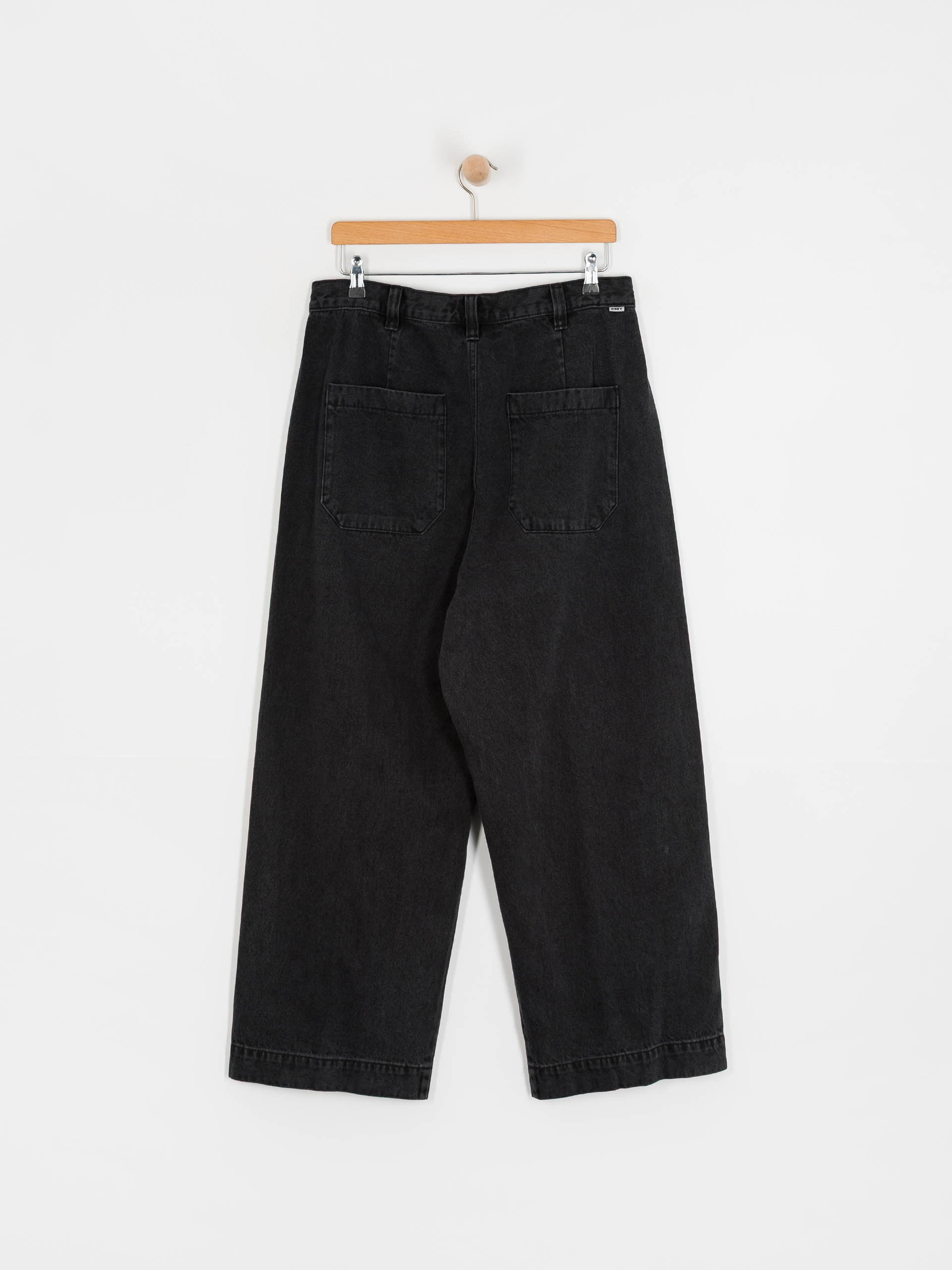 Штани OBEY Oliver Denim Pleated (faded black)