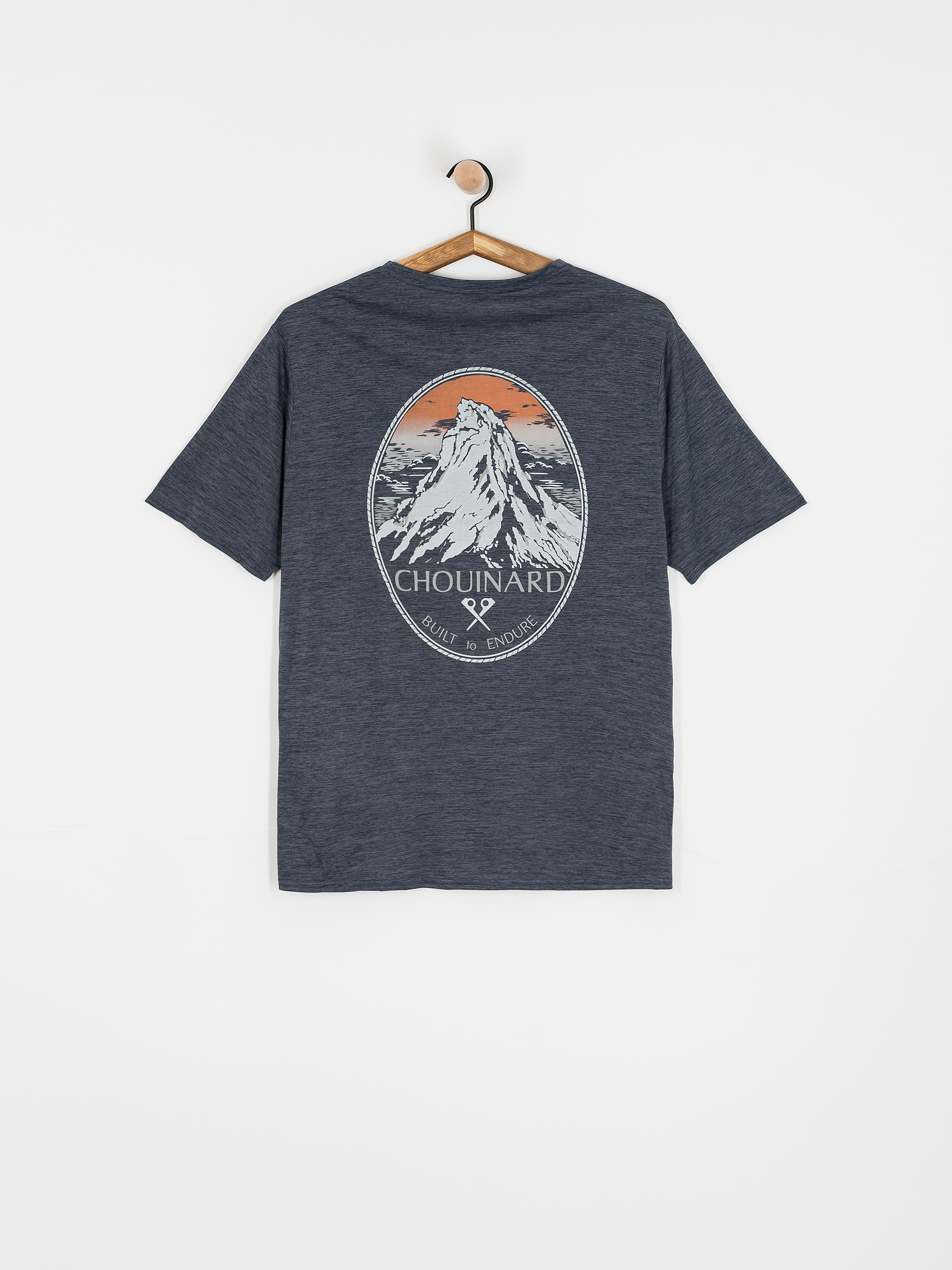 Футболка Patagonia Cap Cool Daily Graphic (chouinard crest/smolder blue x-dye)