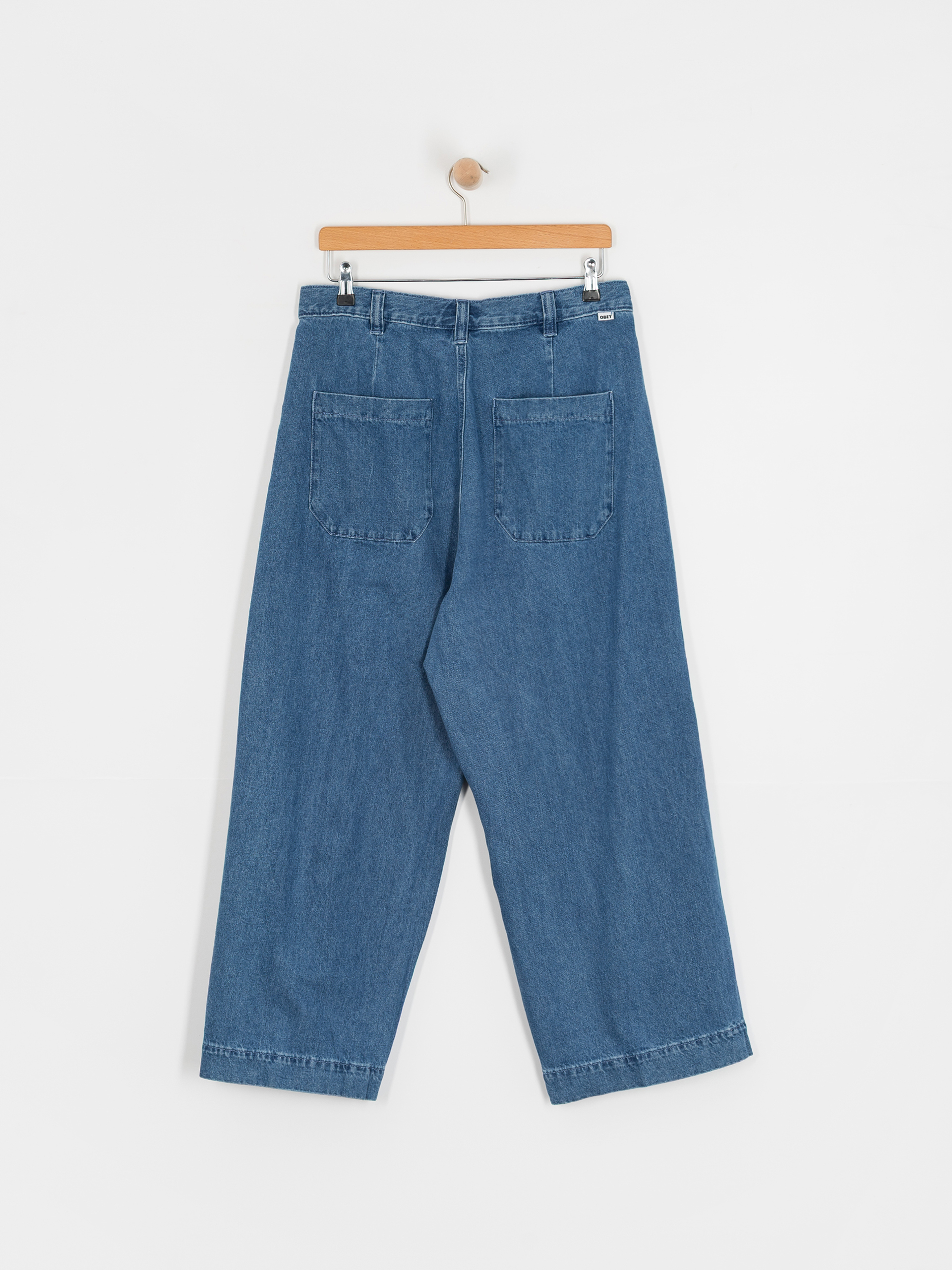 Штани OBEY Oliver Denim Pleated (light indigo)