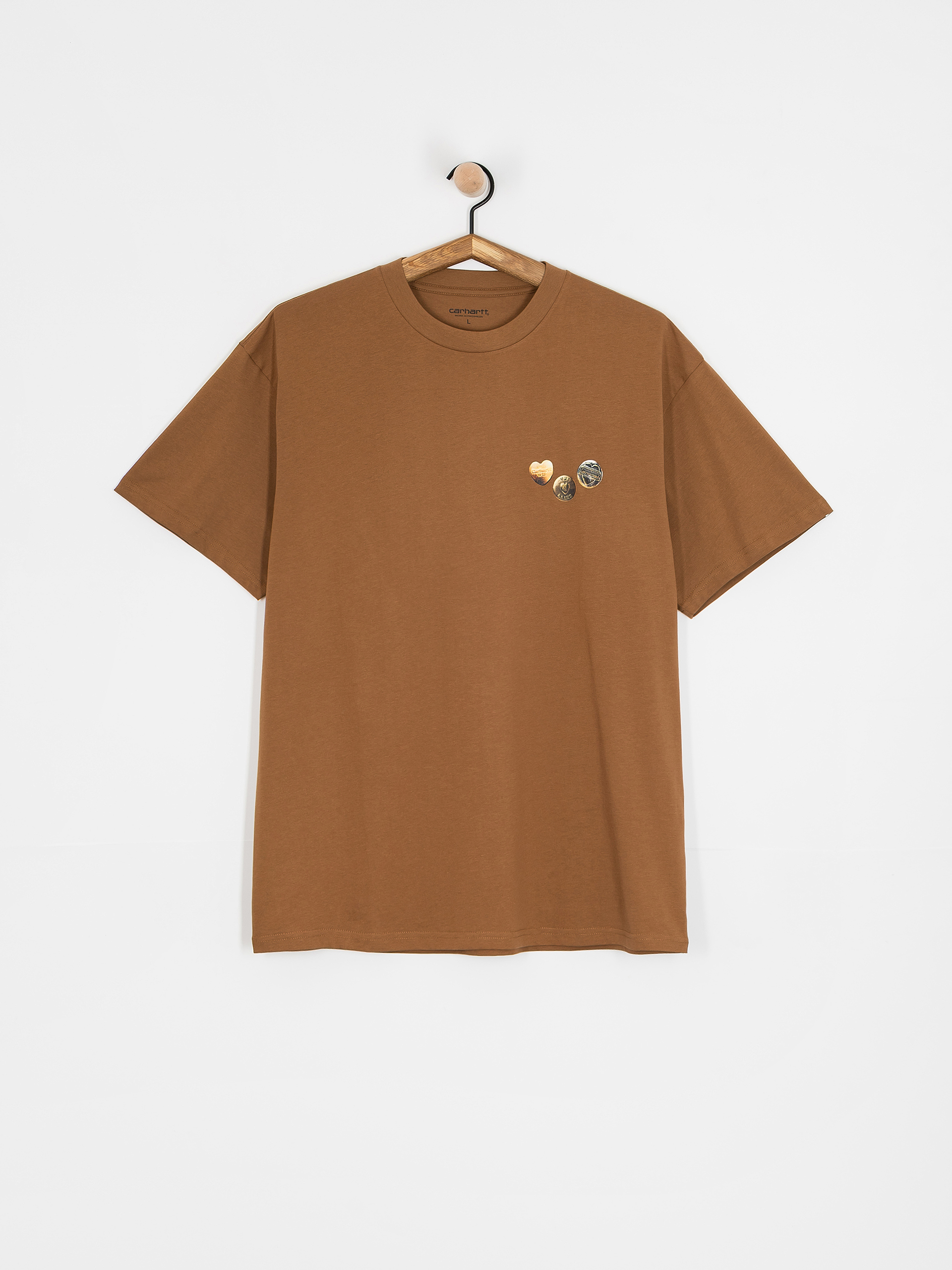 Футболка Carhartt WIP Button (hamilton brown)