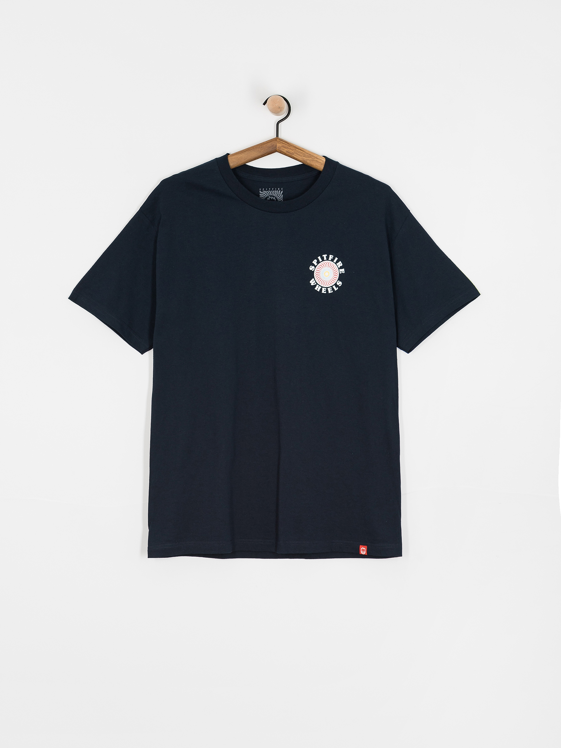 Футболка Spitfire Og Classic Fill (true navy/white red yellow & blue prints)