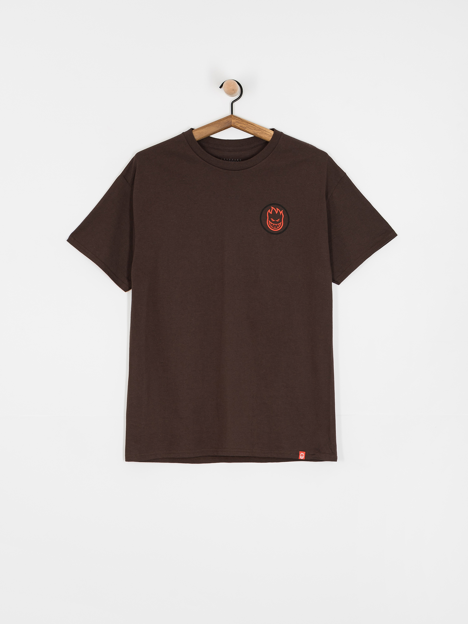 Футболка Spitfire Classic Swirl Overlay (dark chocolate/red & black prints)