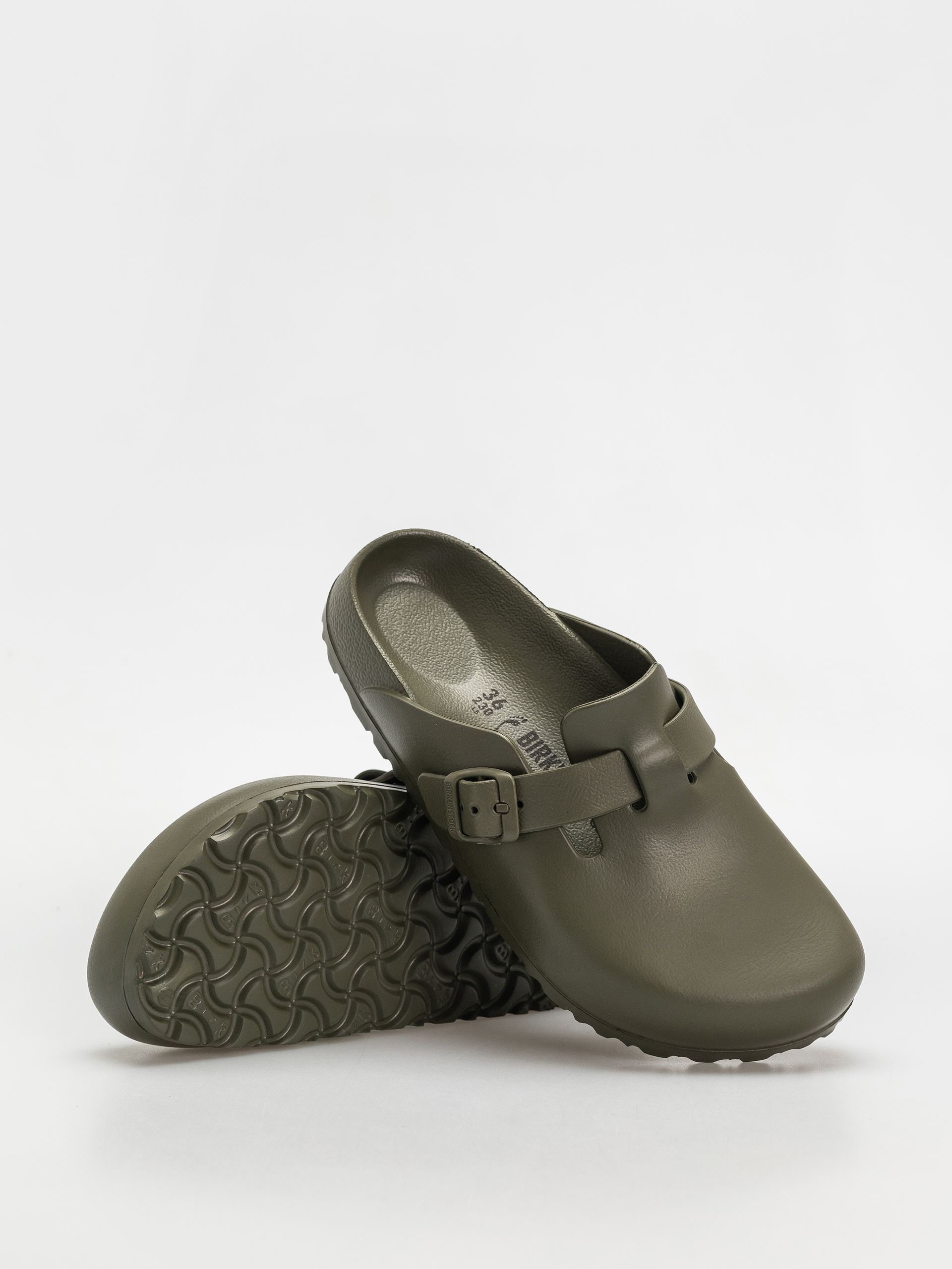Шльопанці Birkenstock Boston EVA Narrow Wmn (khaki)