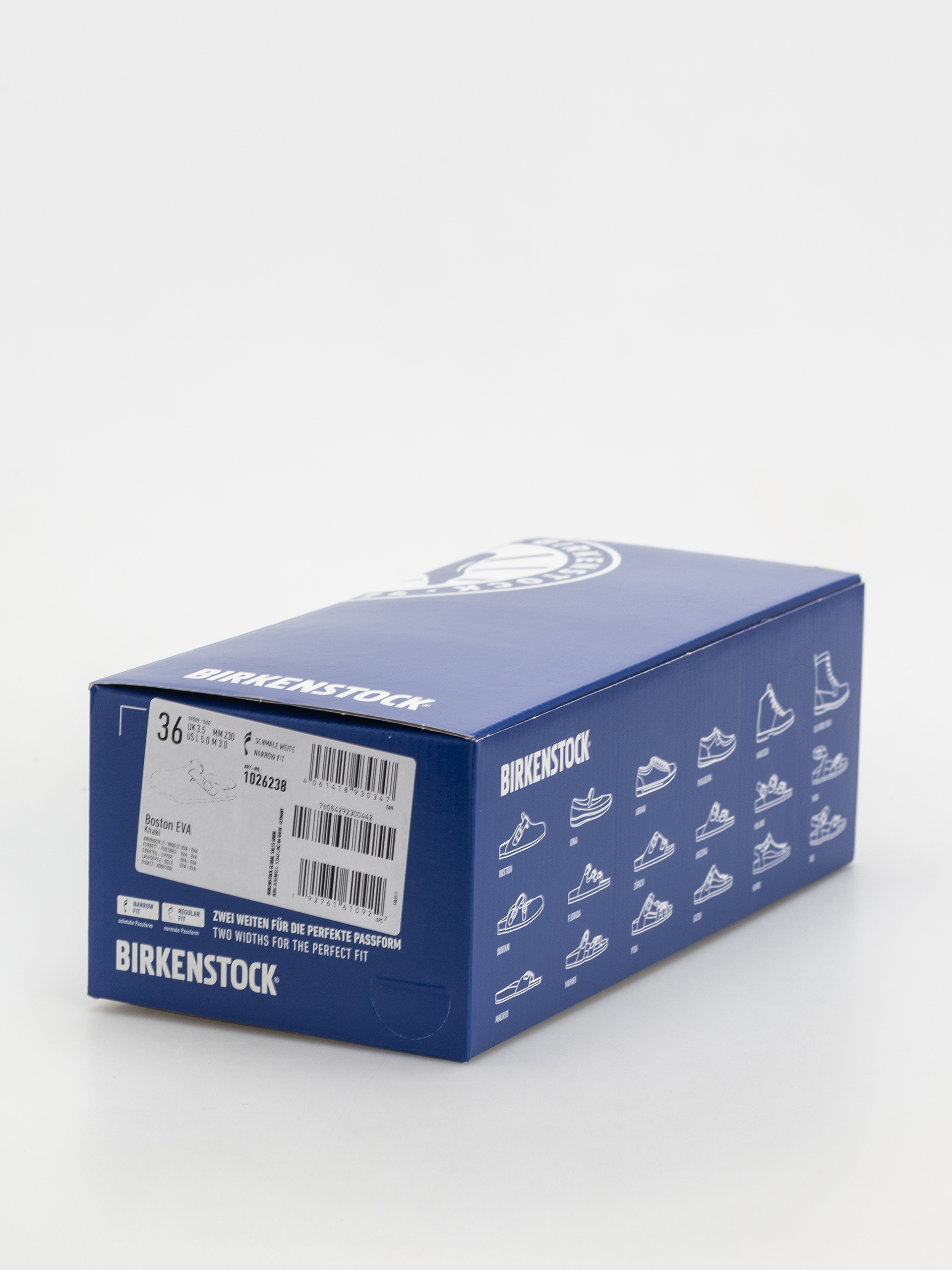 Шльопанці Birkenstock Boston EVA Narrow Wmn (khaki)