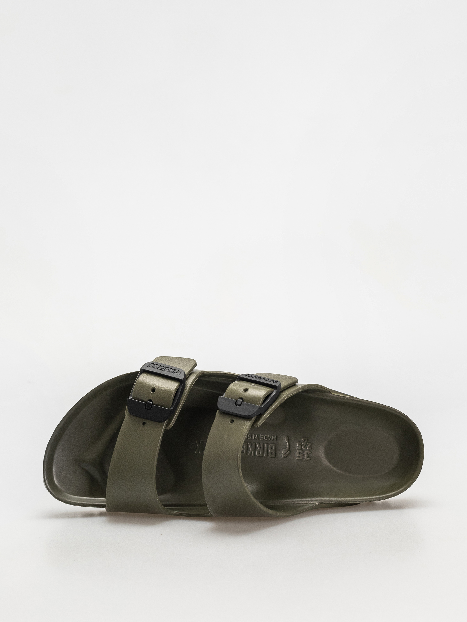 Шльопанці Birkenstock Arizona Stealth Buckle EVA Narrow Wmn (khaki/black)