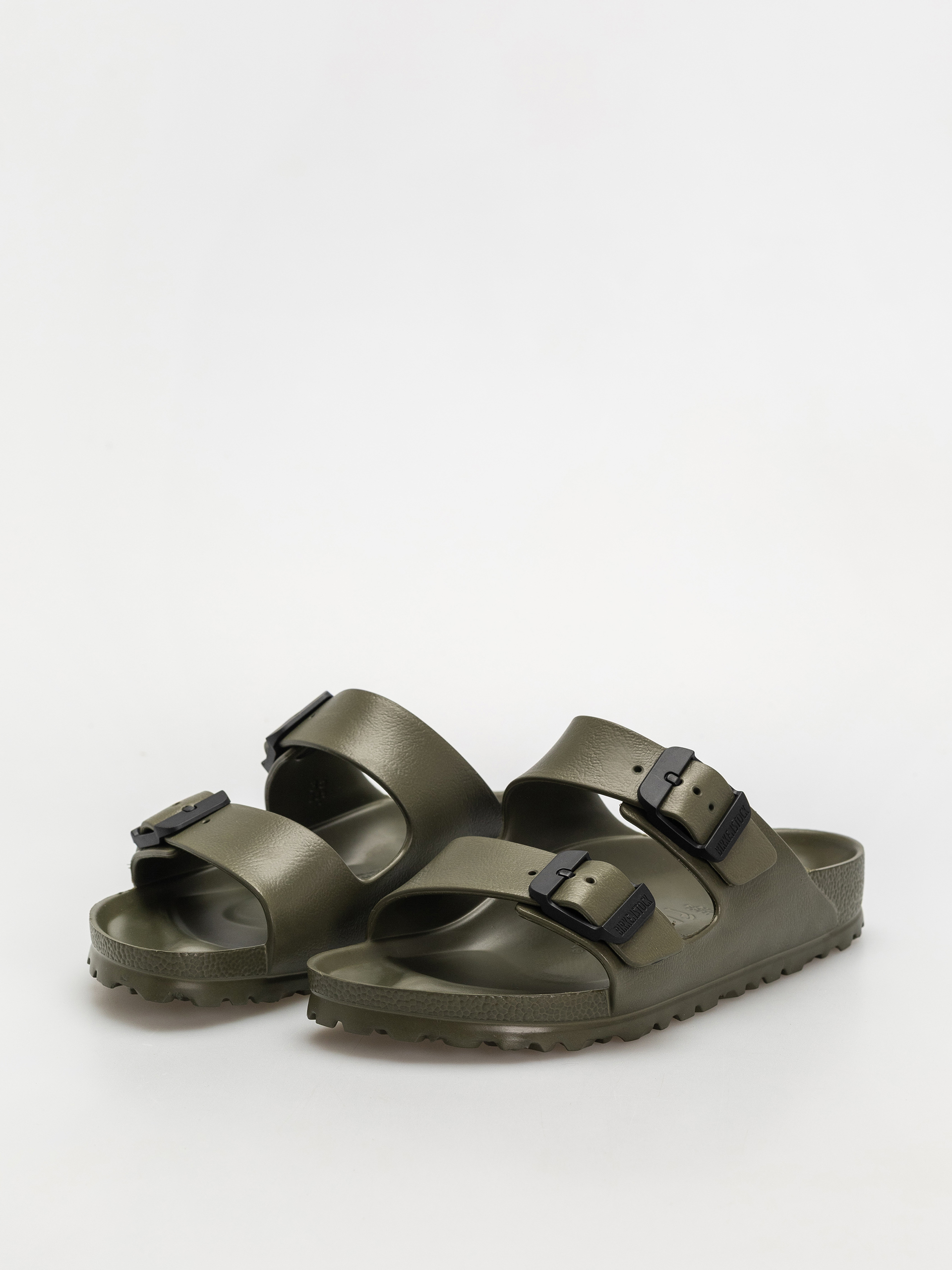 Шльопанці Birkenstock Arizona Stealth Buckle EVA Narrow Wmn (khaki/black)