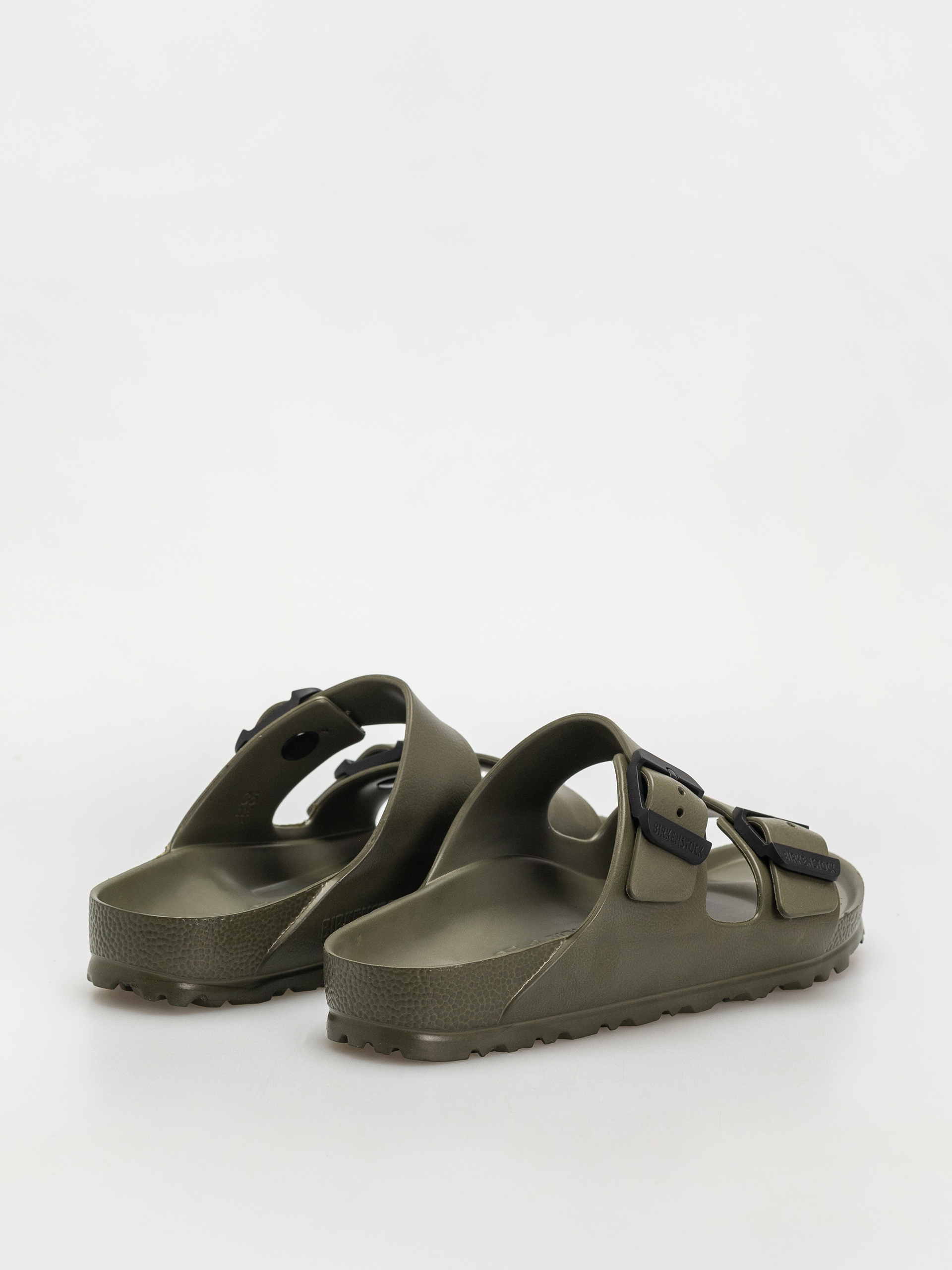 Шльопанці Birkenstock Arizona Stealth Buckle EVA Narrow Wmn (khaki/black)