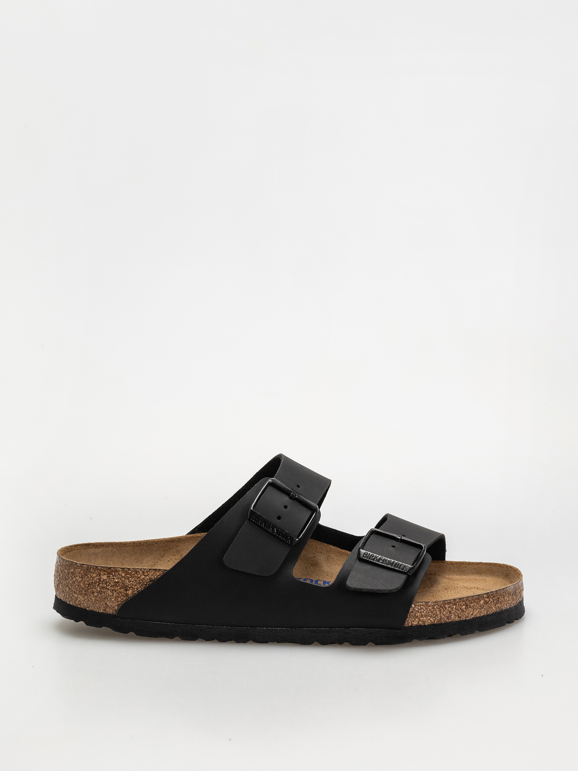 Шльопанці Birkenstock Arizona Natural Leather Regular - сірий