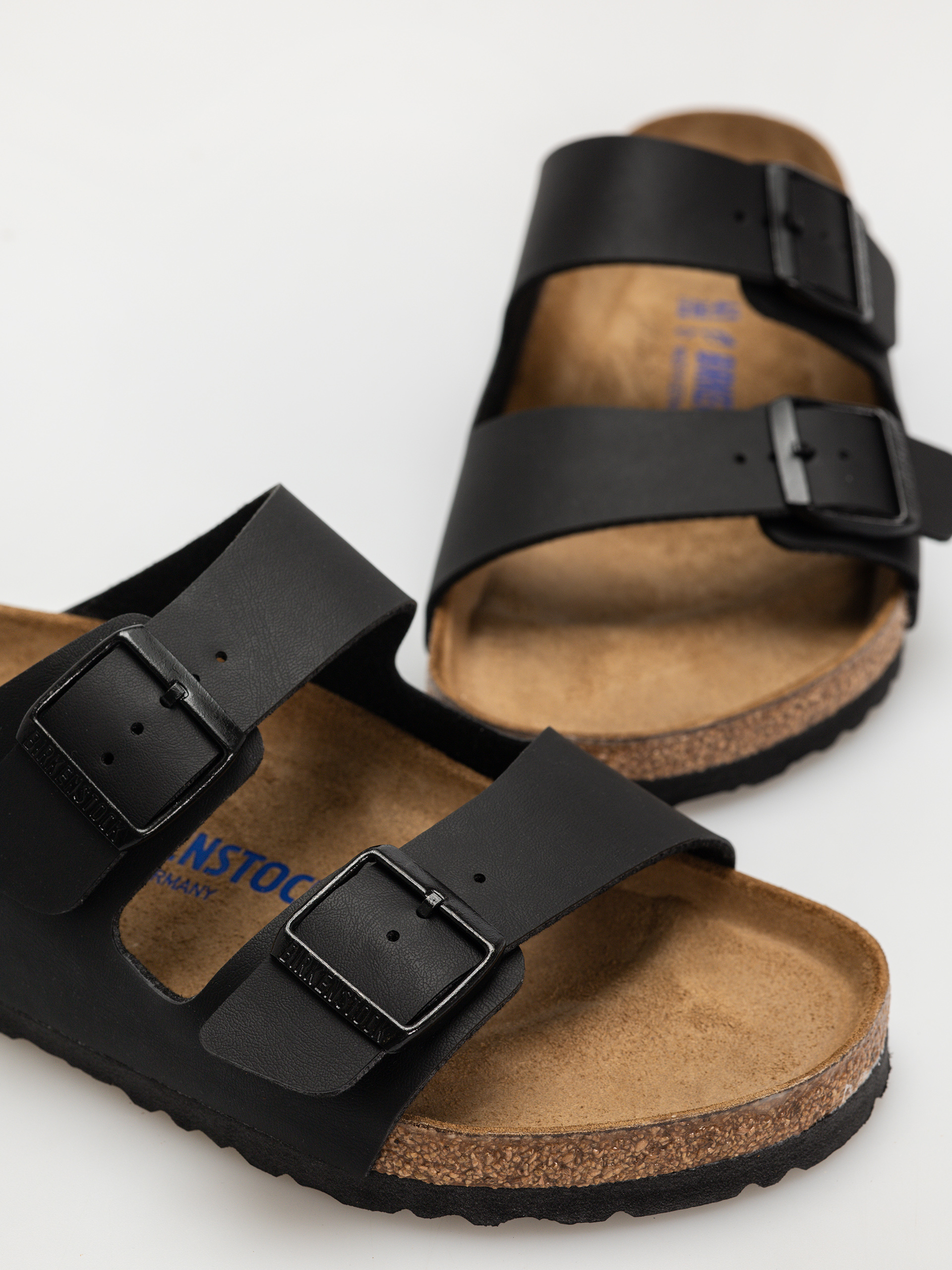 Шльопанці Birkenstock Arizona Briko Flor Regular (black)