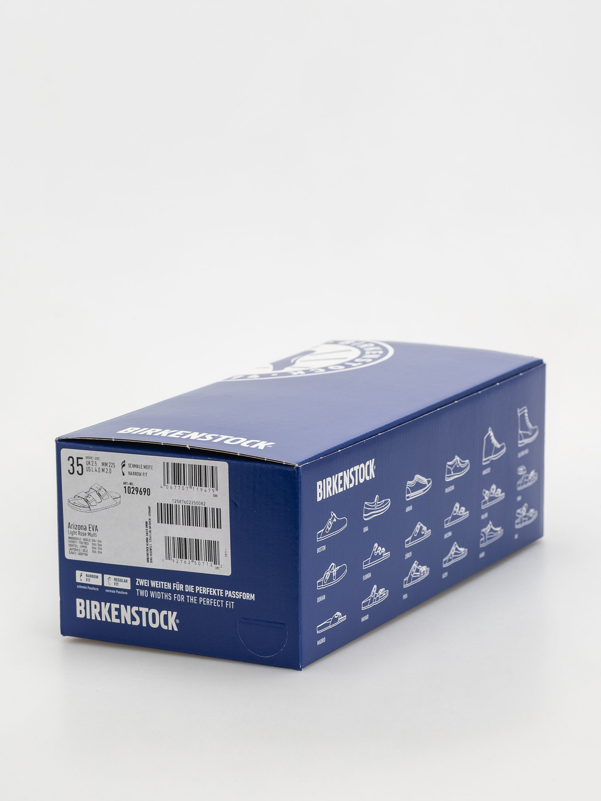 Шльопанці Birkenstock Arizona EVA Narrow Wmn (light rose multi)