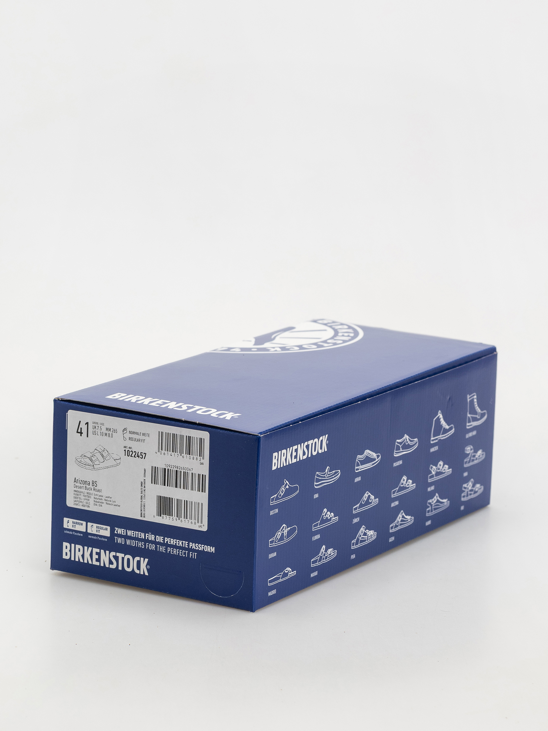 Шльопанці Birkenstock Arizona Nubuck Leather Regular (desert buck roast)