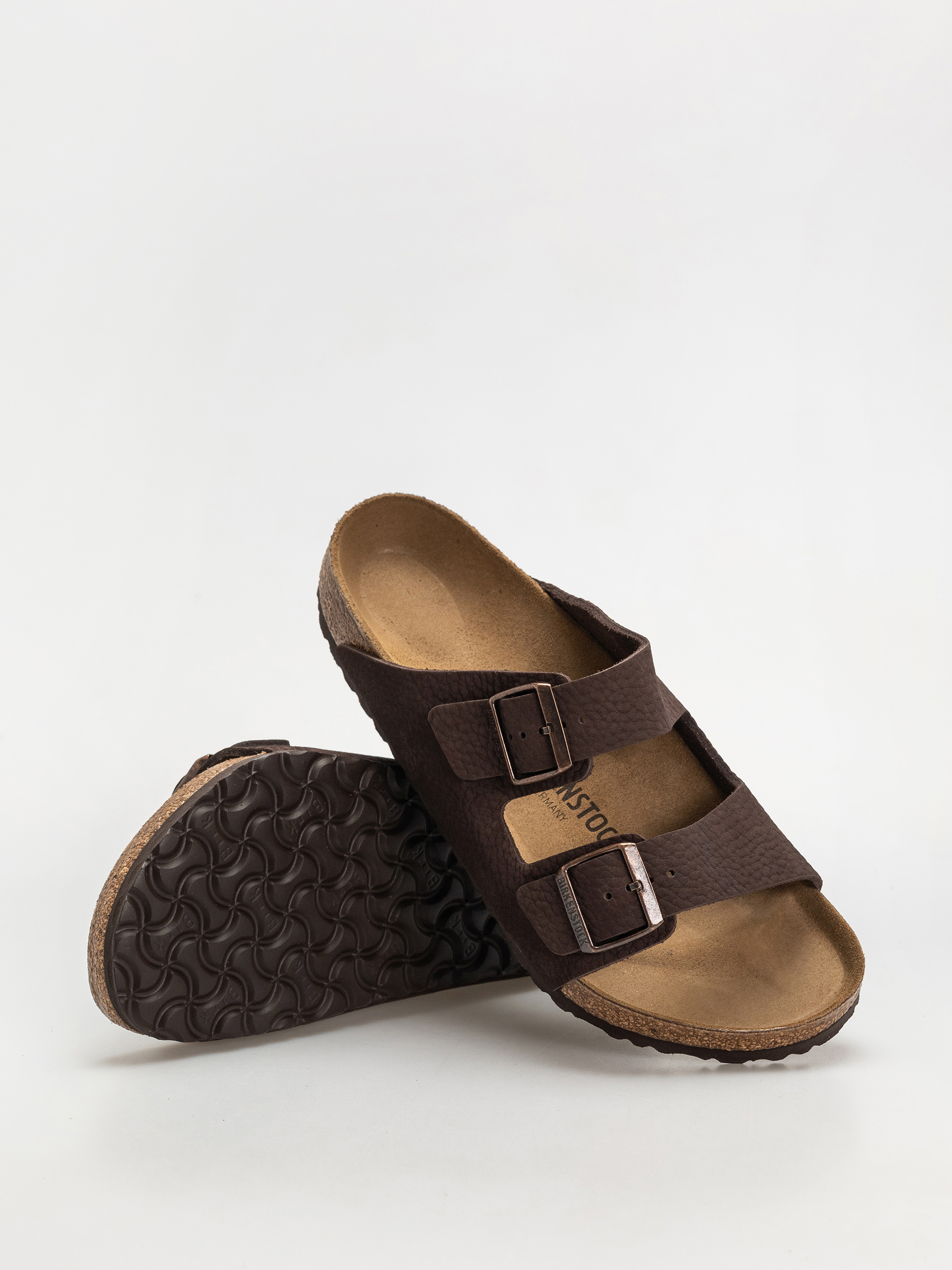 Шльопанці Birkenstock Arizona Nubuck Leather Regular (desert buck roast)