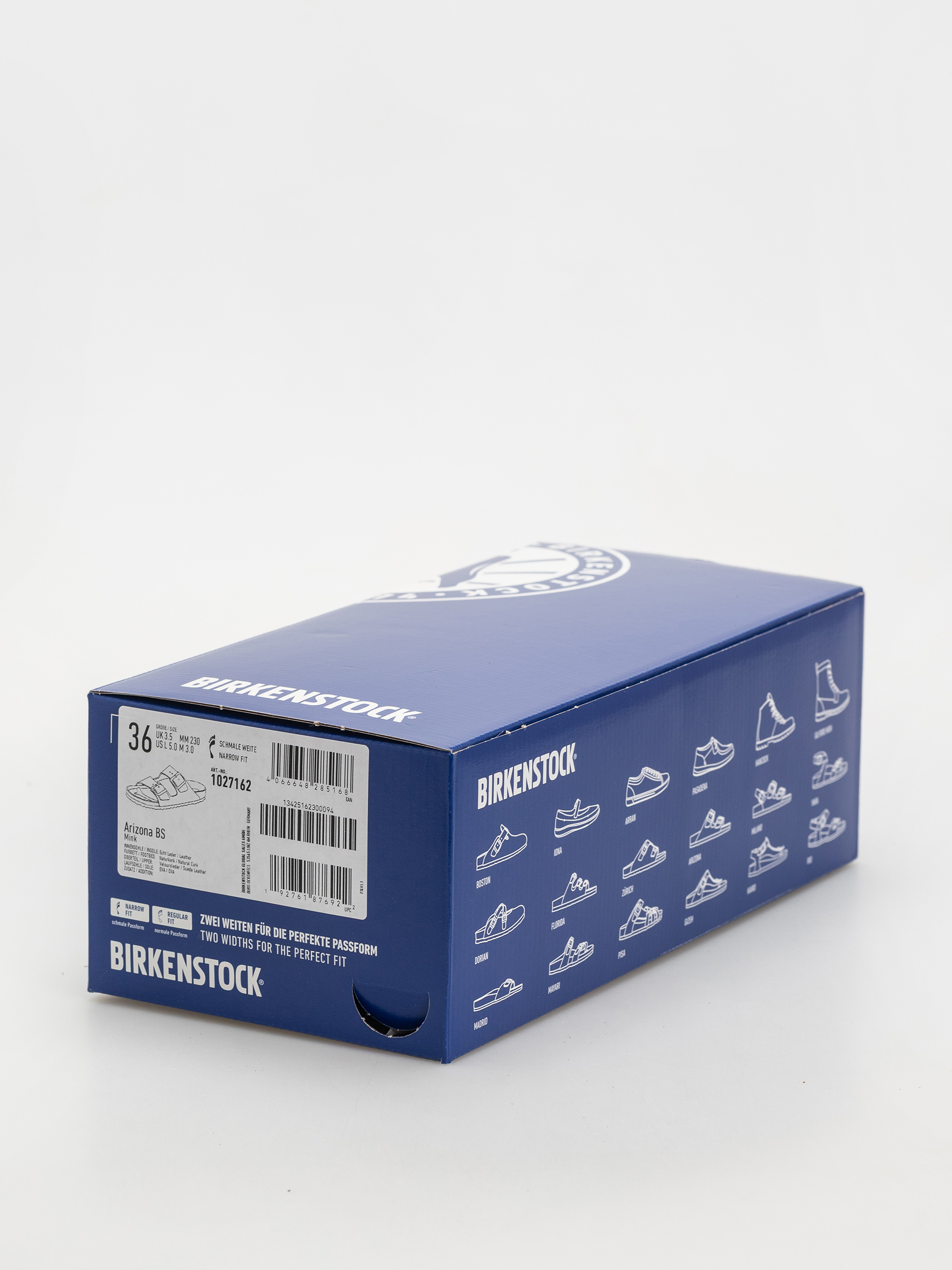 Шльопанці Birkenstock Arizona Suede Leather Narrow Wmn (mink)