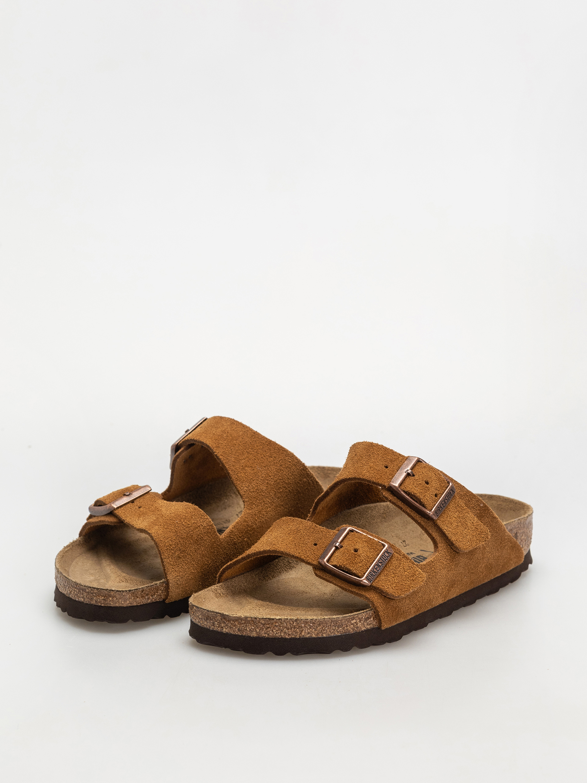 Шльопанці Birkenstock Arizona Suede Leather Narrow Wmn (mink)