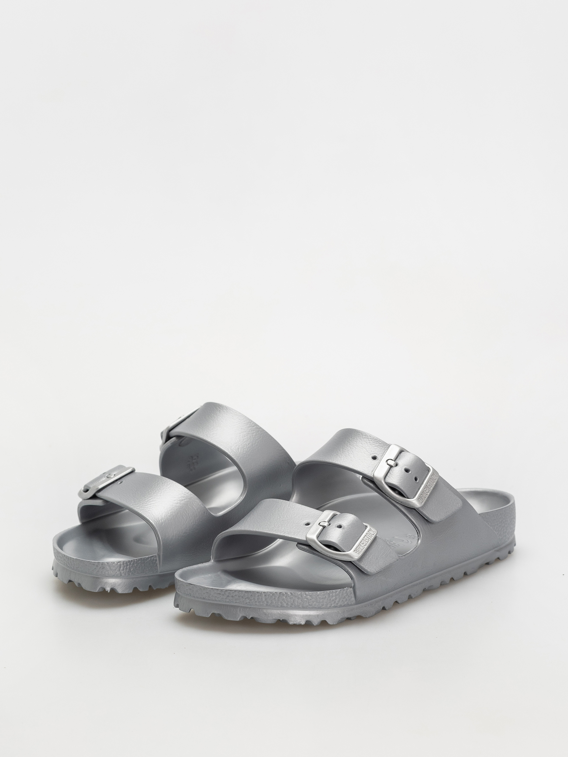 Шльопанці Birkenstock Arizona EVA Narrow Wmn (metallic silver)