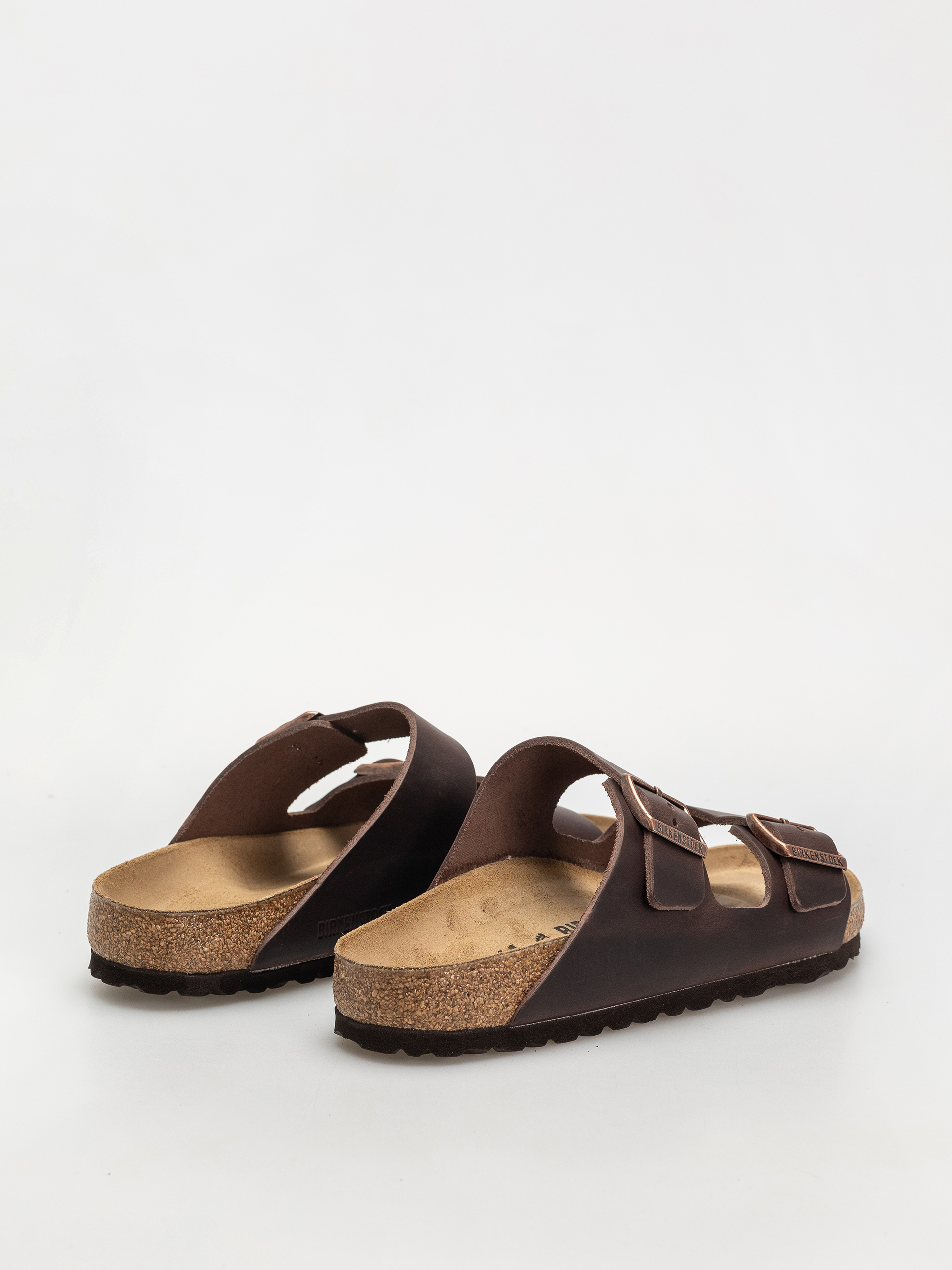 Шльопанці Birkenstock Arizona Oiled Leather Regular (habana)
