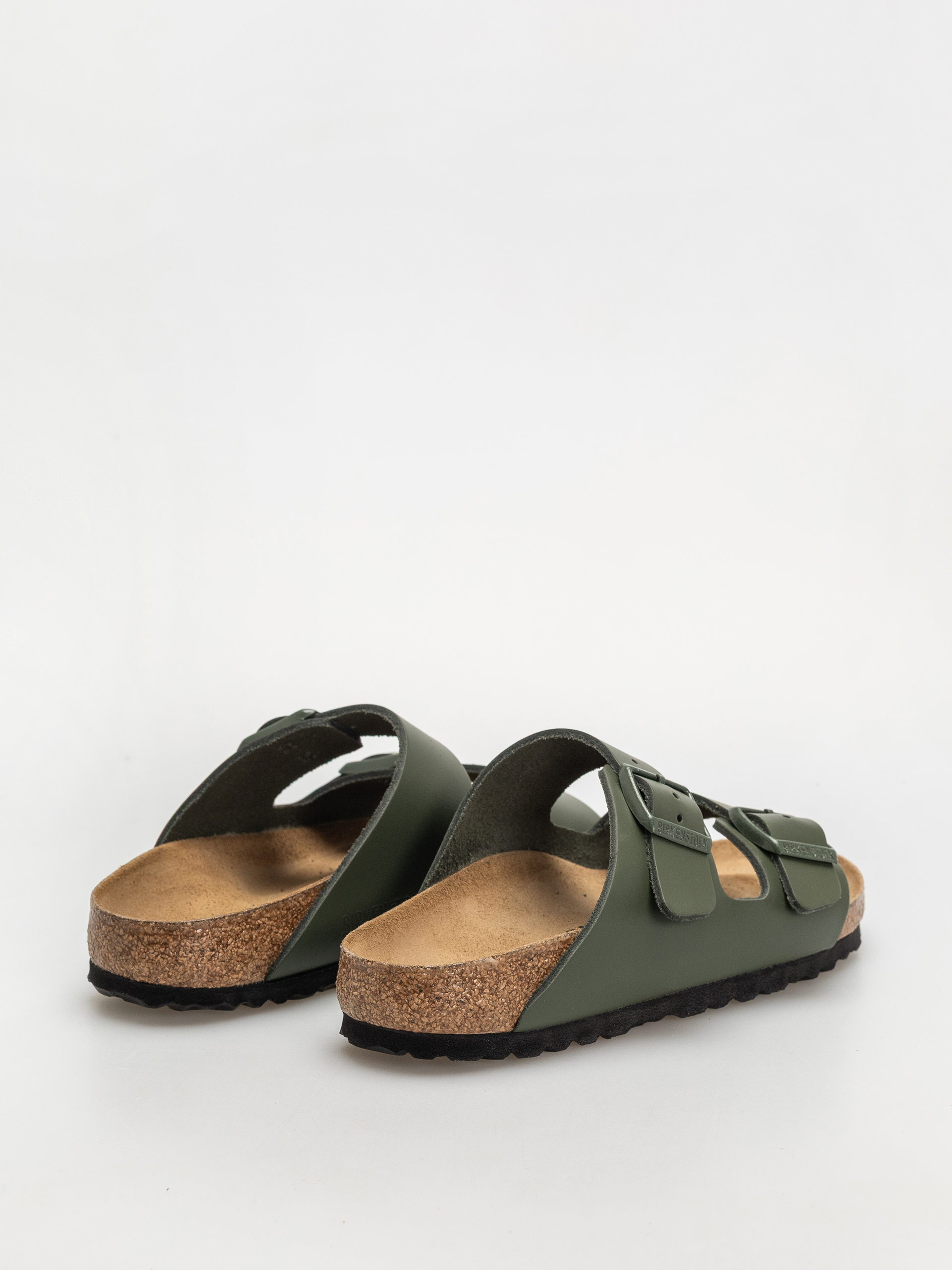 Шльопанці Birkenstock Arizona Natural Leather Narrow Wmn (thyme)