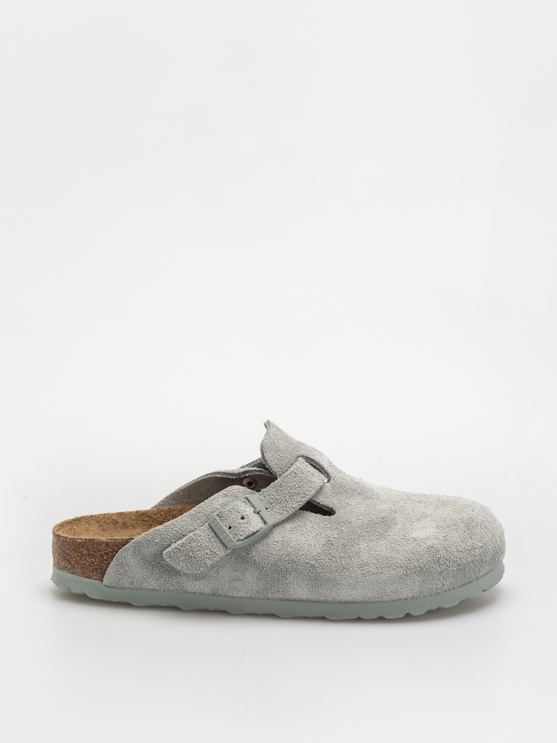 Шльопанці Birkenstock Boston Suede Leather Narrow Wmn