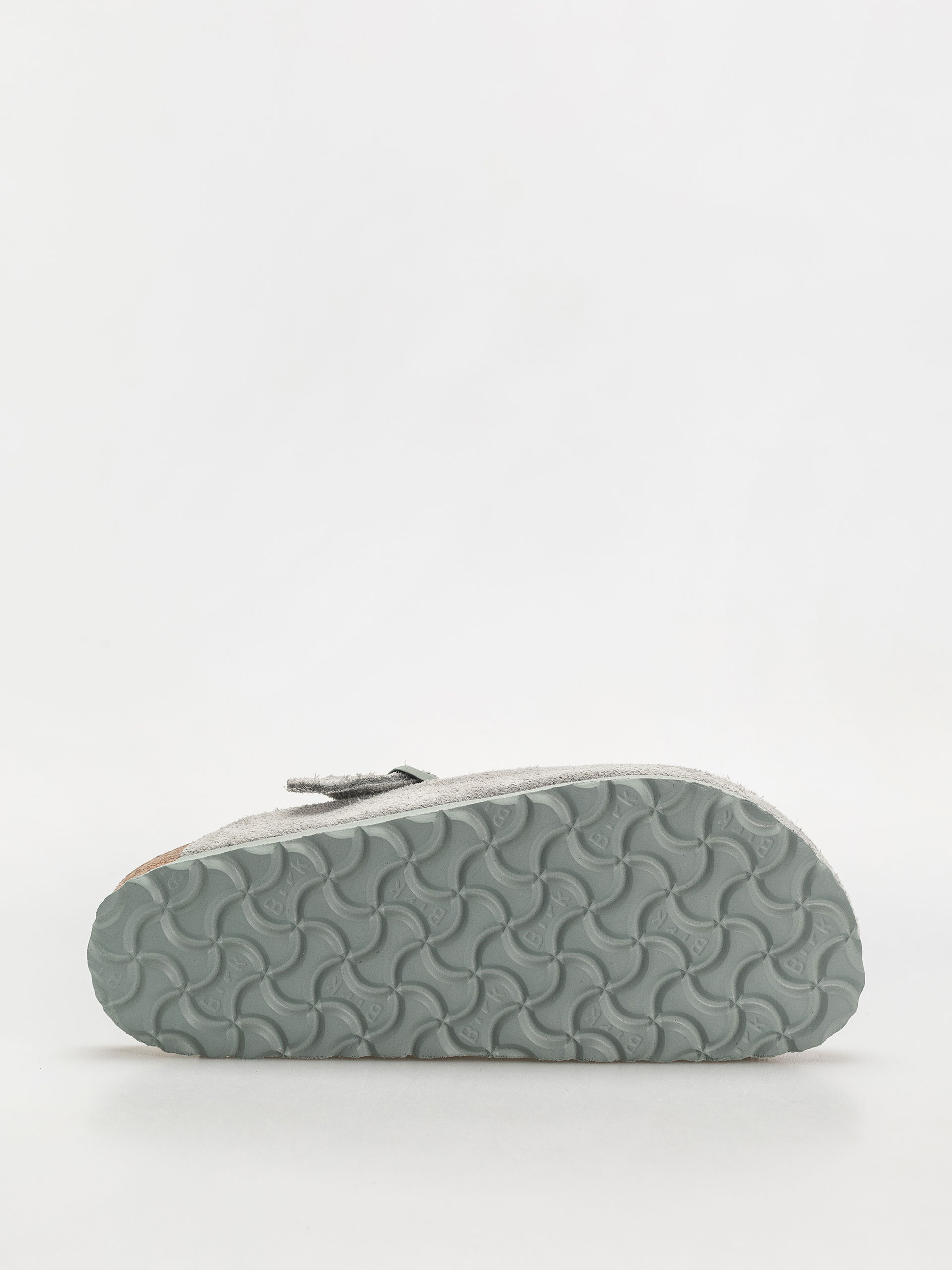 Шльопанці Birkenstock Boston Suede Leather Narrow Wmn (pure sage)