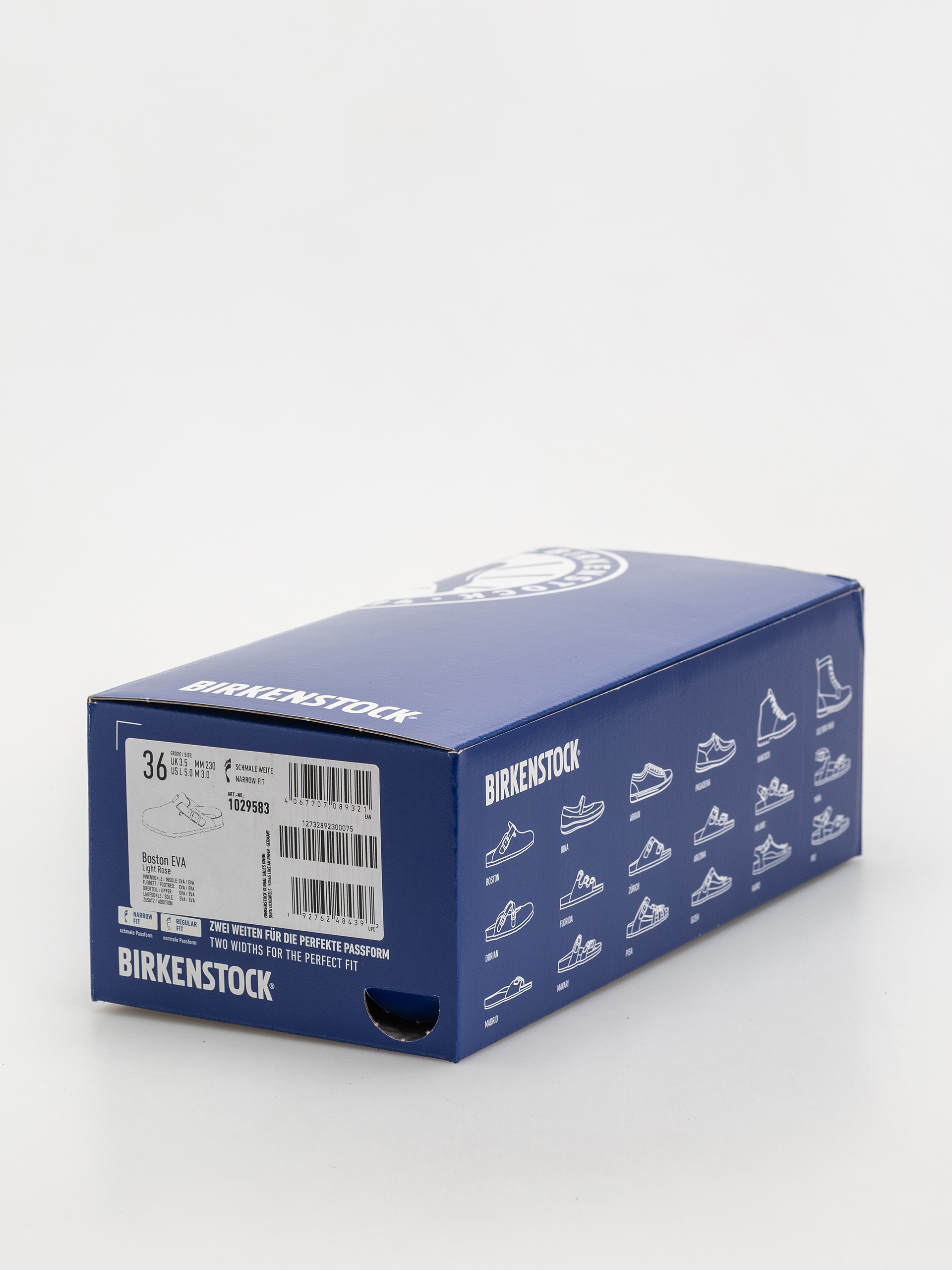 Шльопанці Birkenstock Boston EVA Narrow Wmn (light rose)