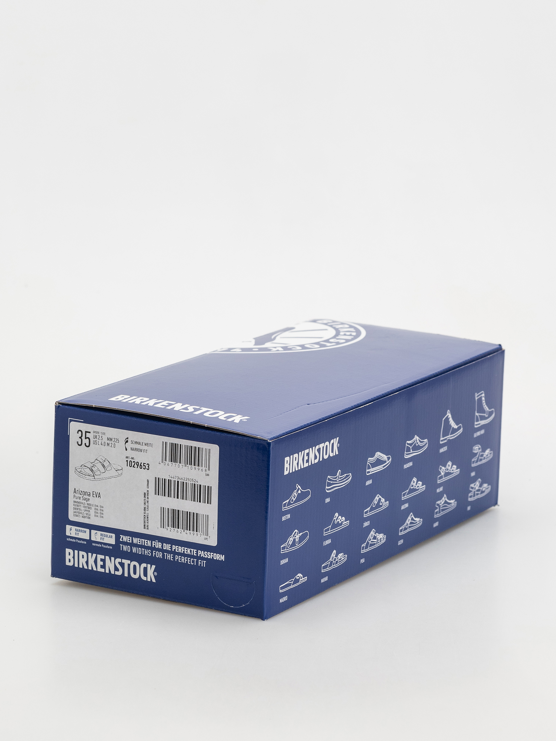 Шльопанці Birkenstock Arizona EVA Narrow Wmn (pure sage)