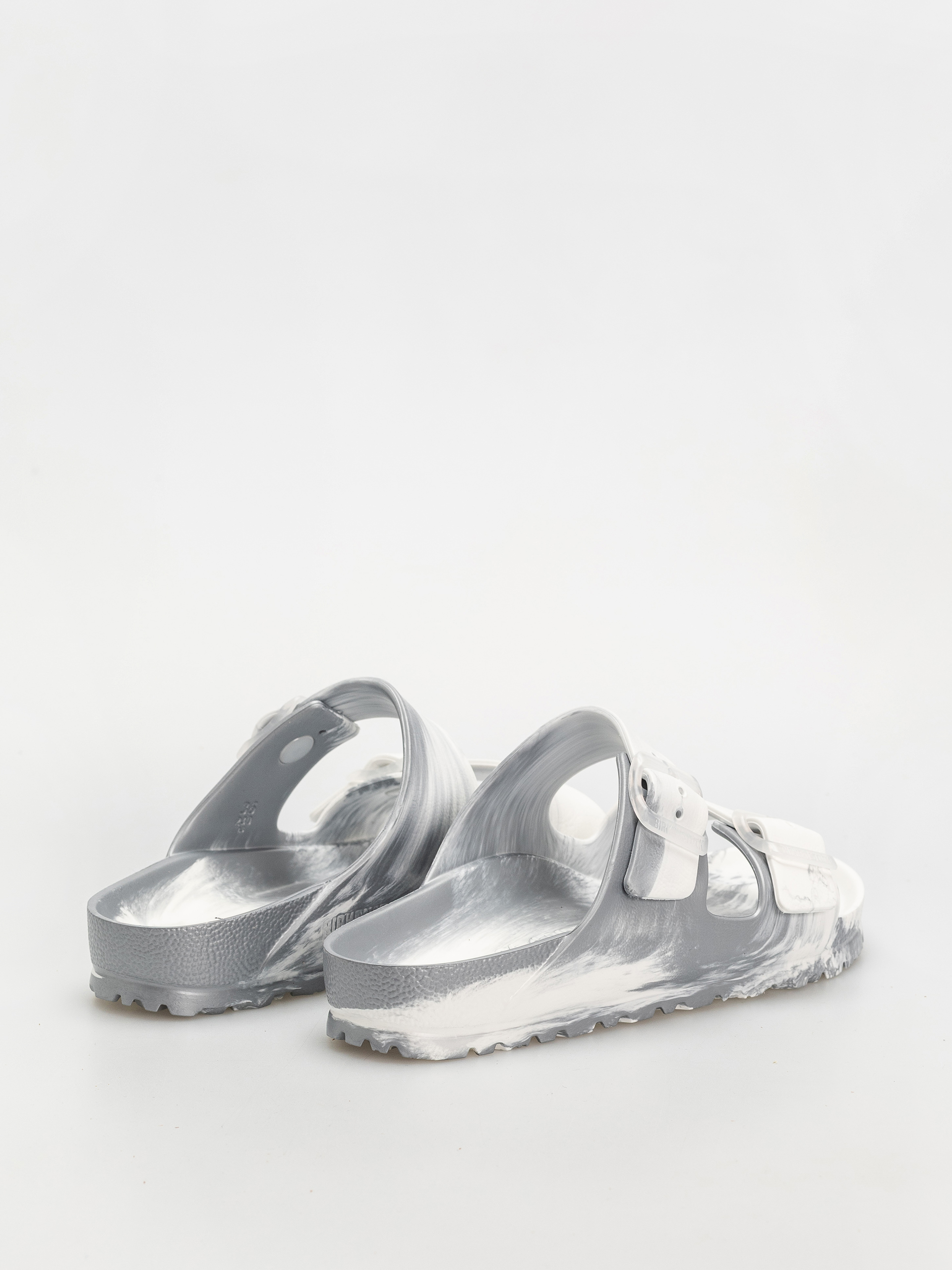 Шльопанці Birkenstock Arizona EVA Narrow Wmn (metallic silver multi)