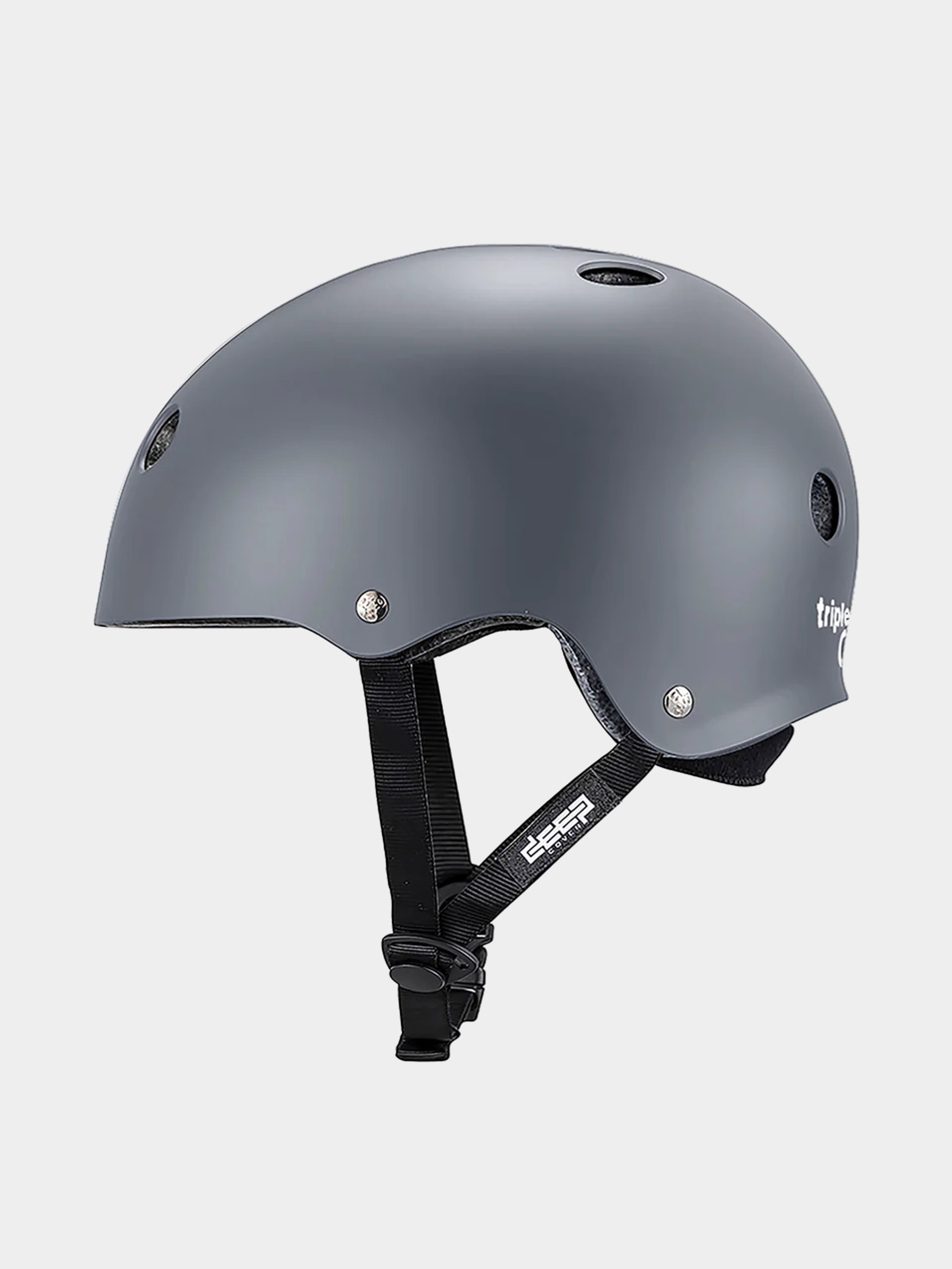 u0428u043eu043bu043eu043c Triple Eight Deep Cover Helmet (gray matte)