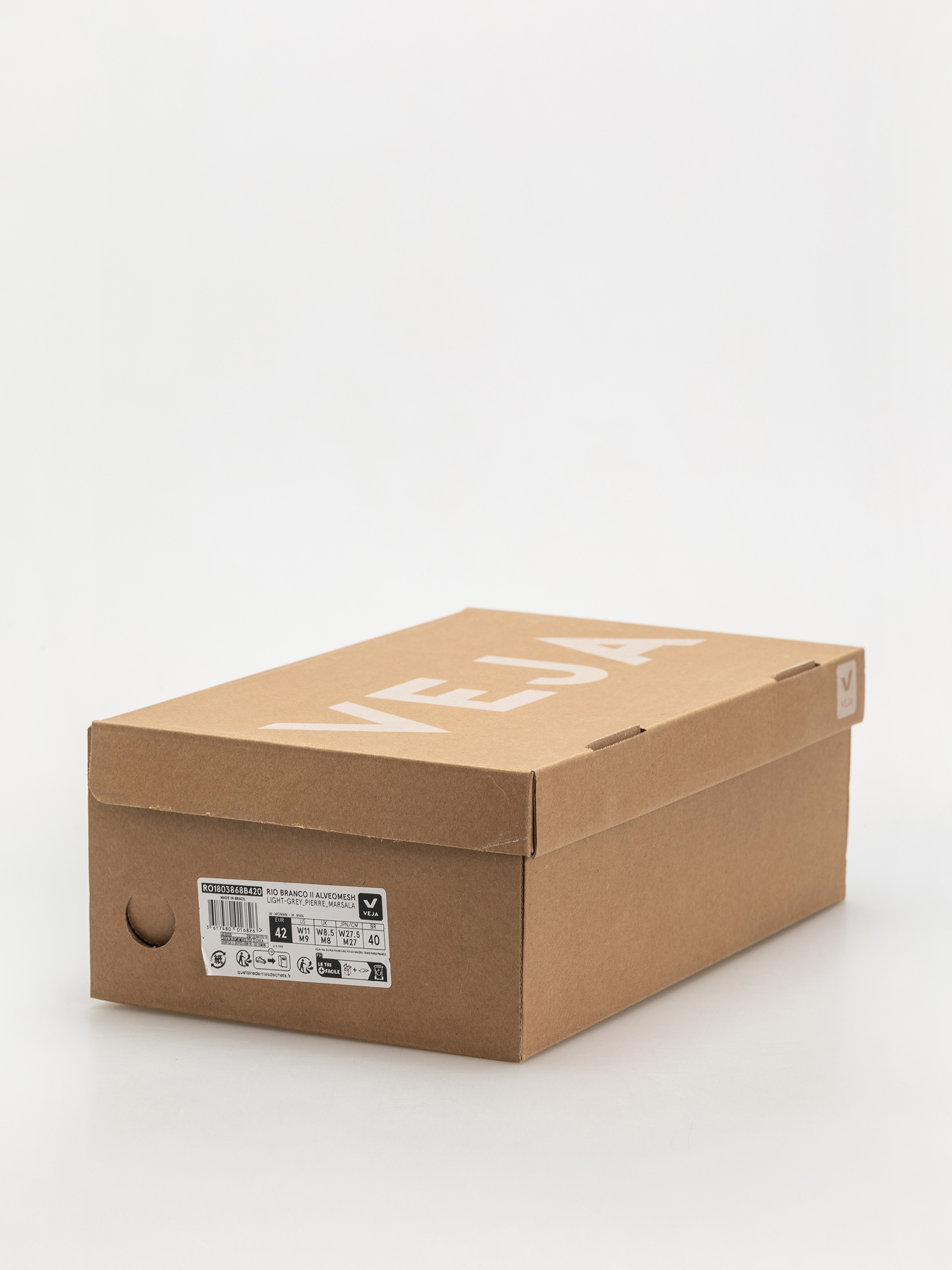 Взуття Veja Rio Branco Ii (light grey pierre marsala)