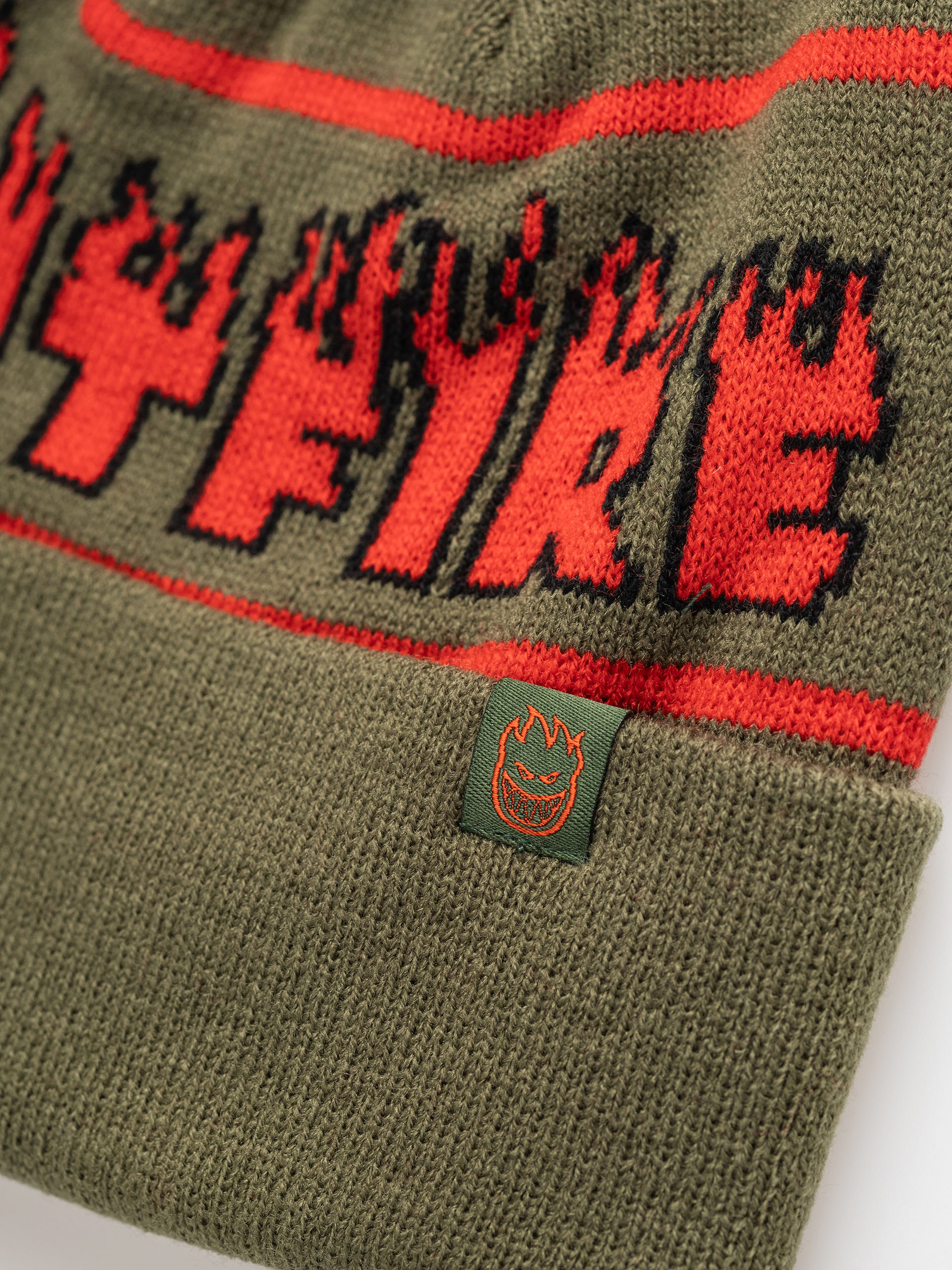 Шапка Spitfire Demonseed Script (olive/red/black)