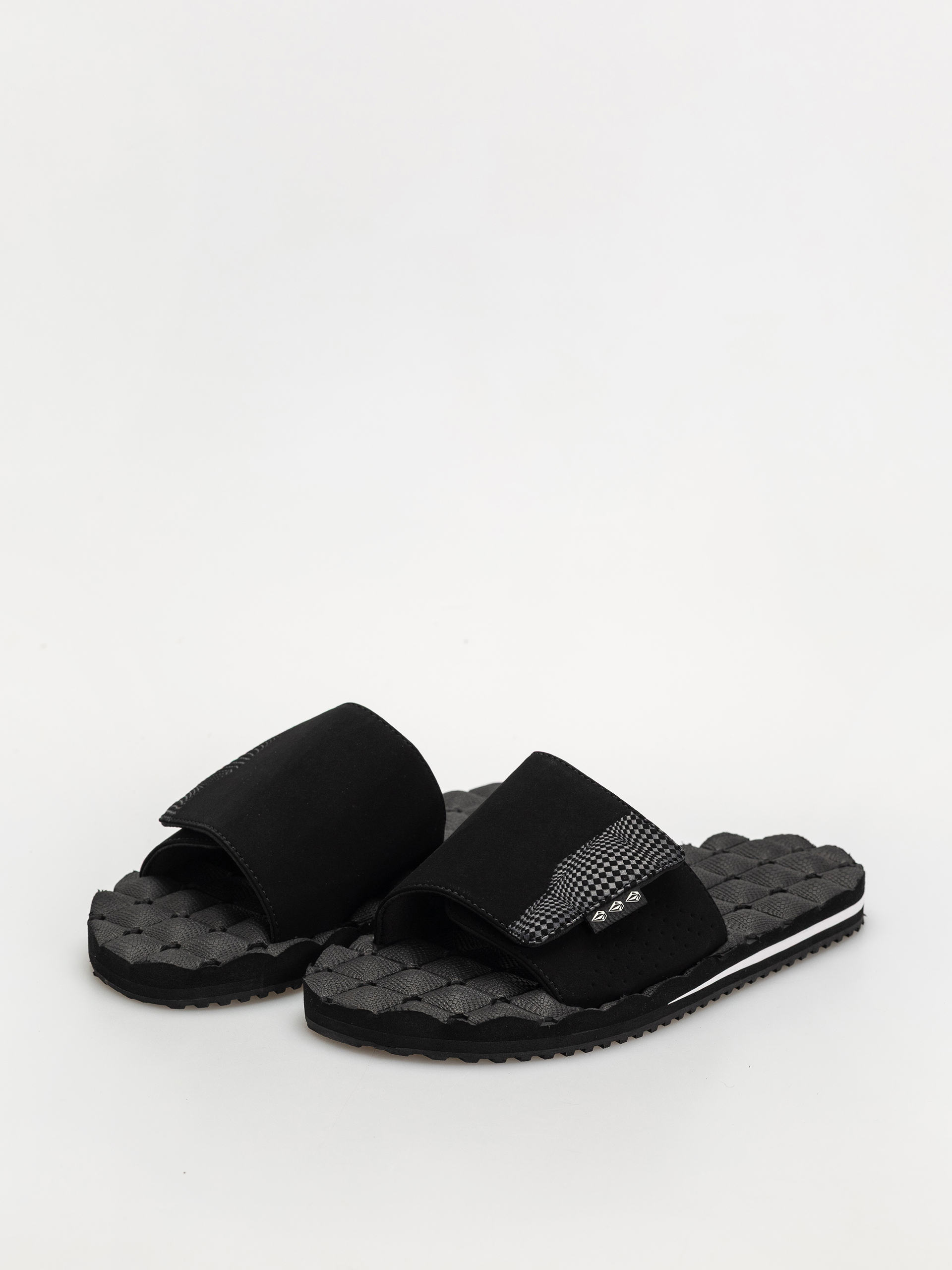Шльопанці Volcom Recliner Slide (black white)